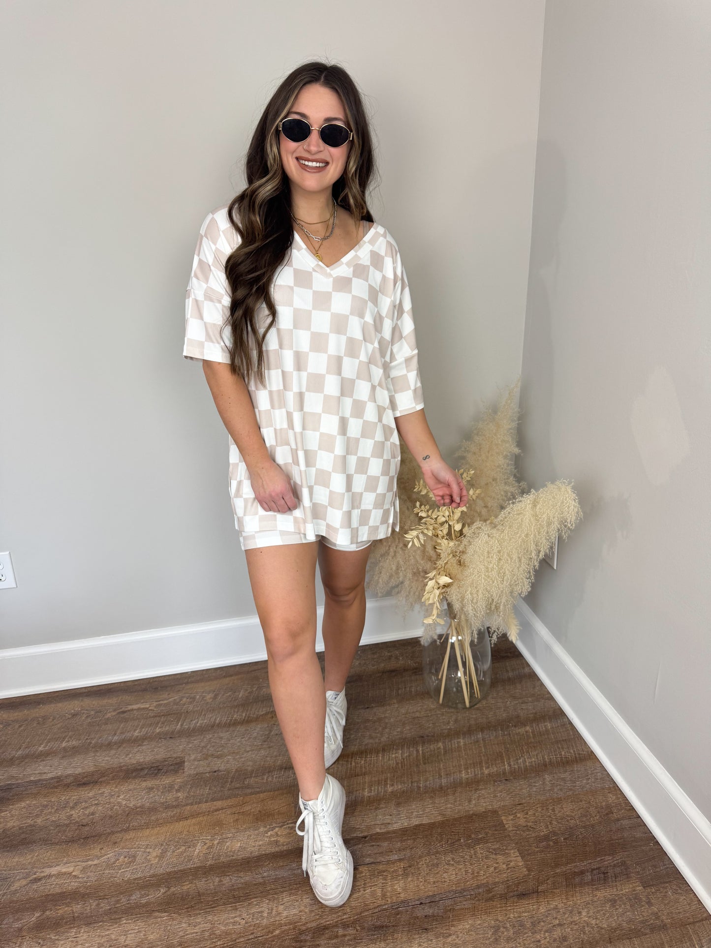 Daily Basis Checkered Top FINAL SALE