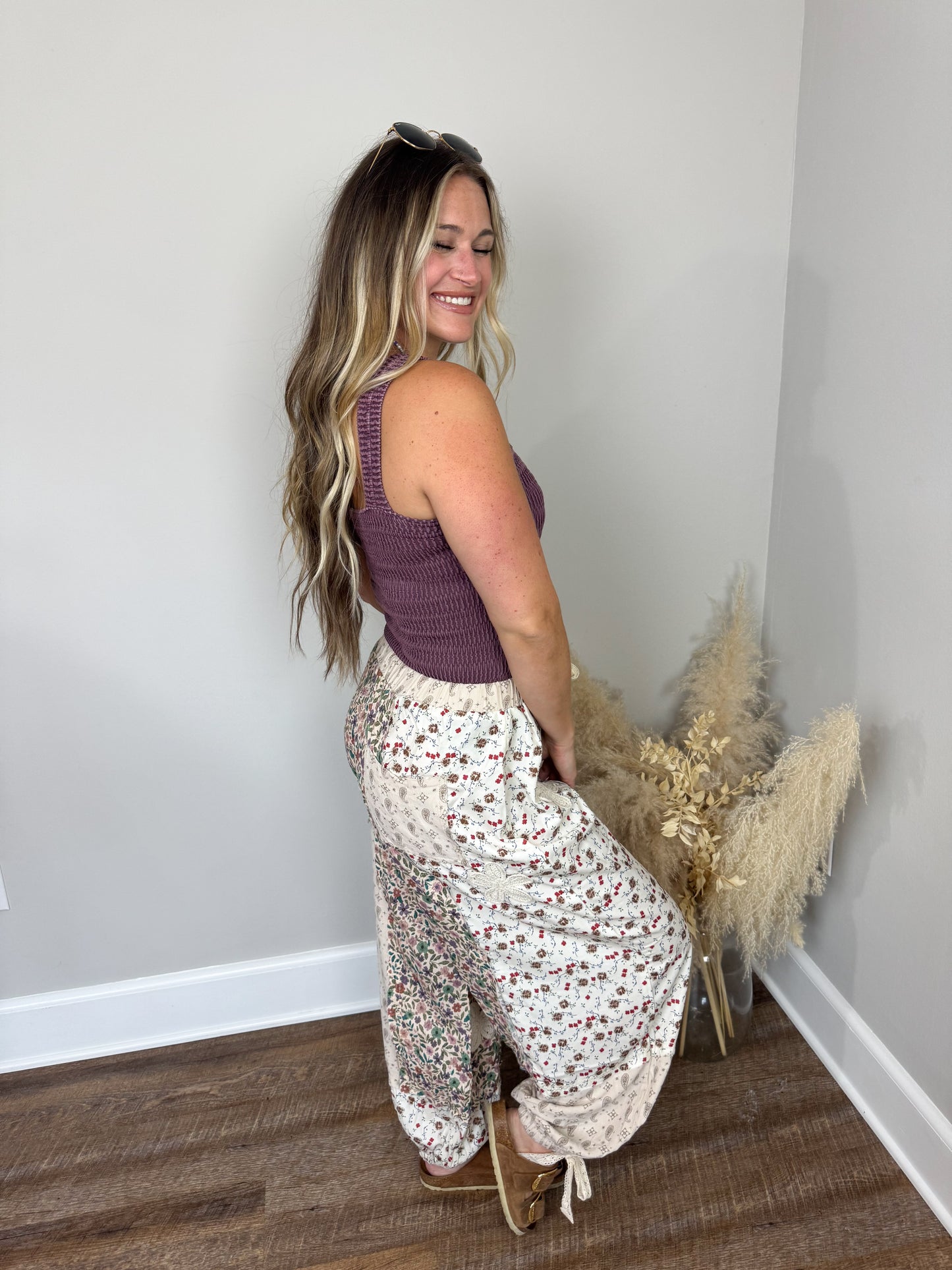 Everything Nice Contrast Pants | Cream