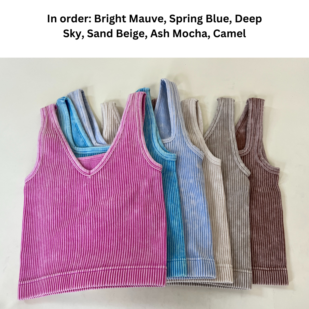 Lover Cropped Tank Top | Ash Mocha