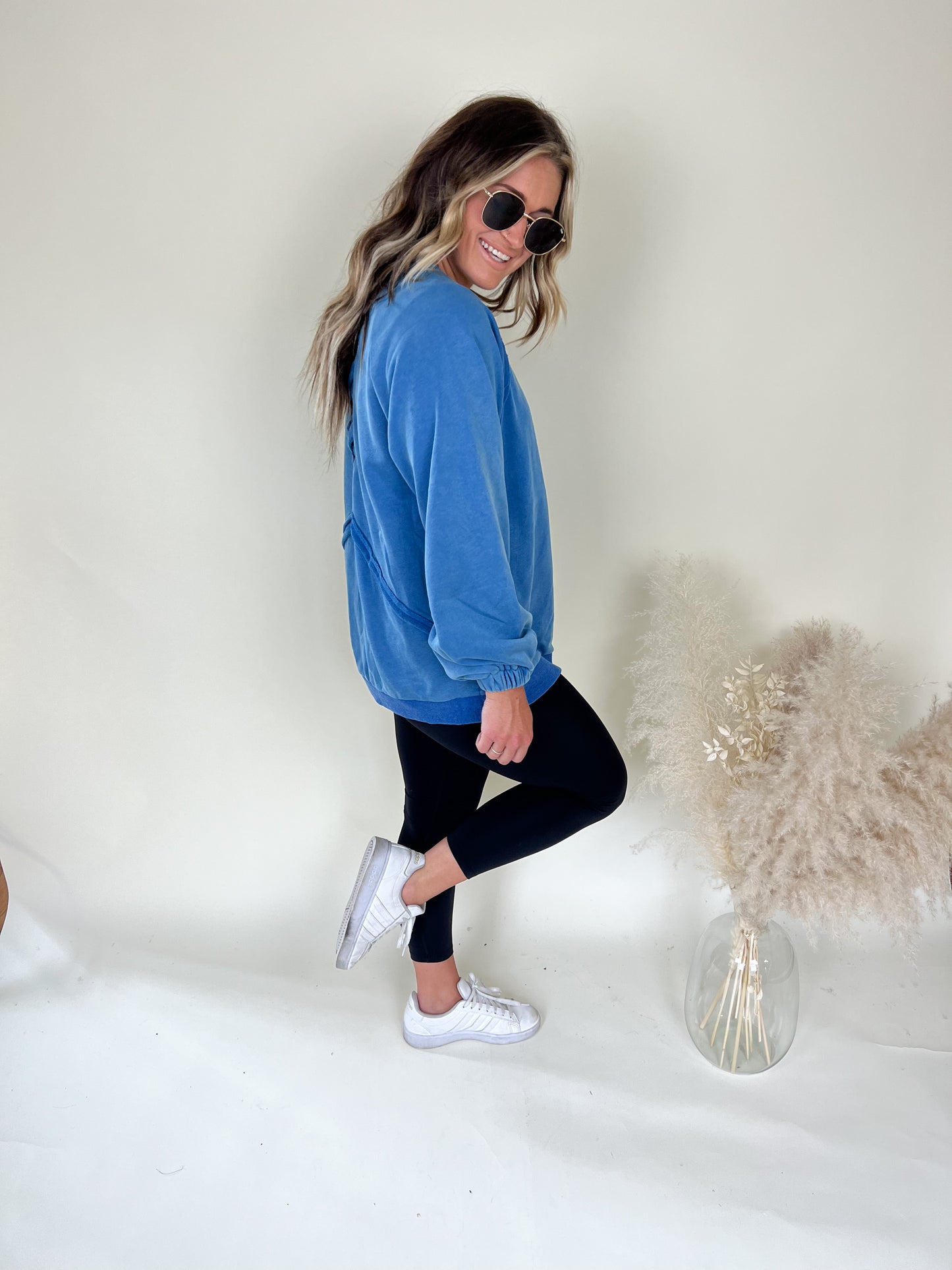 Morning Sun Pullover | Blue