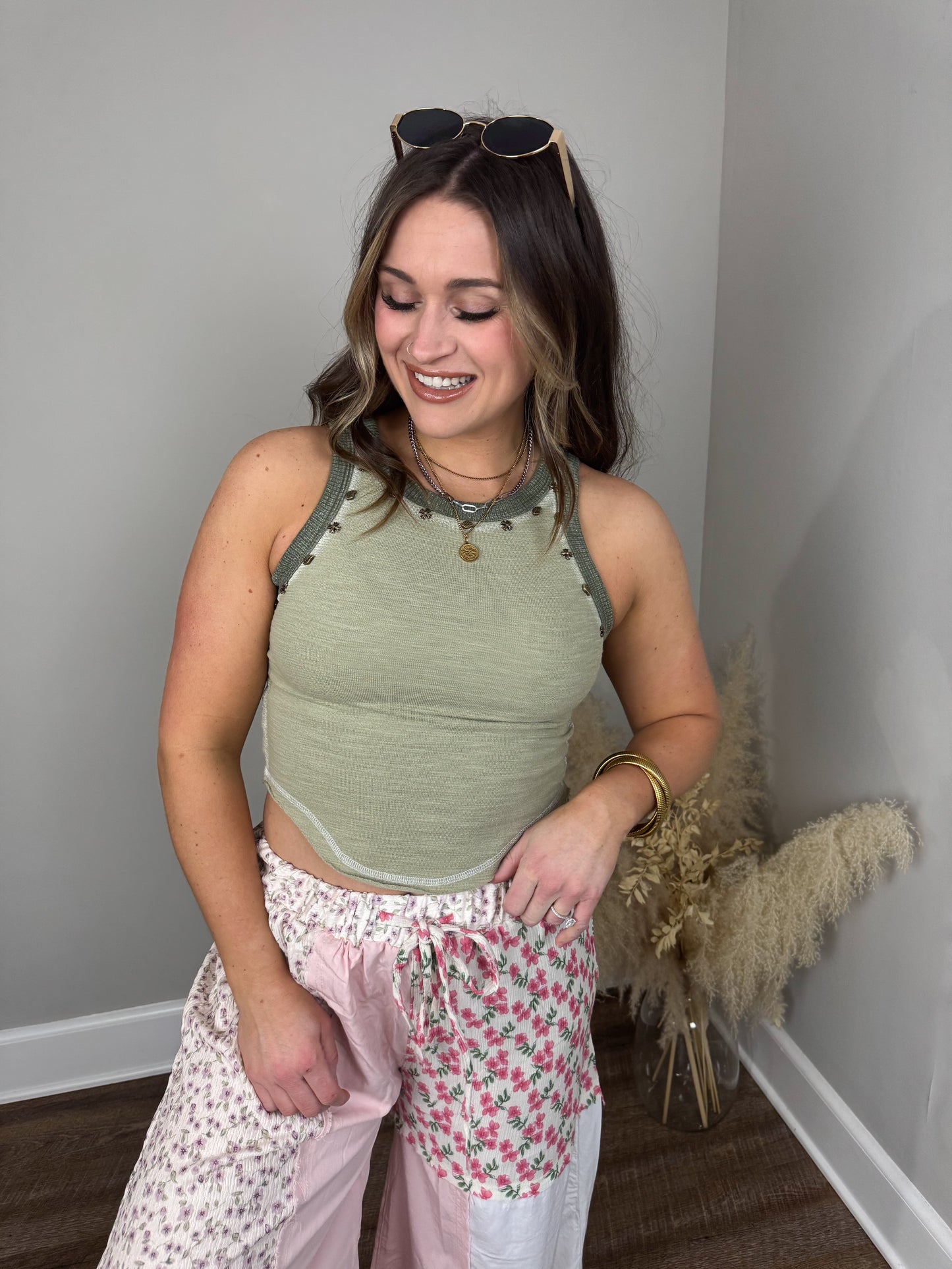 Ivy Tank | Olive