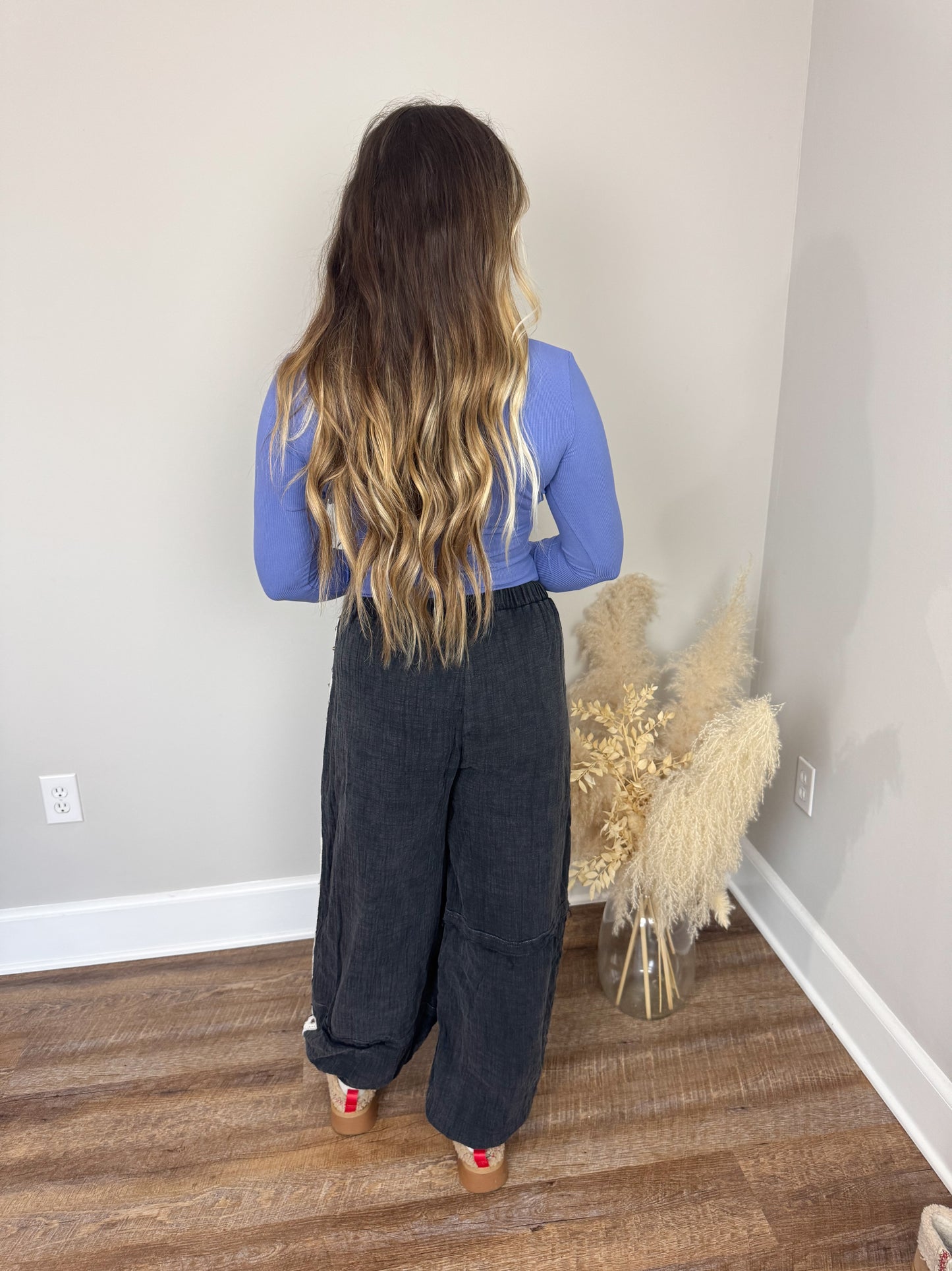 Clark High Neck Long Sleeve | Indigo