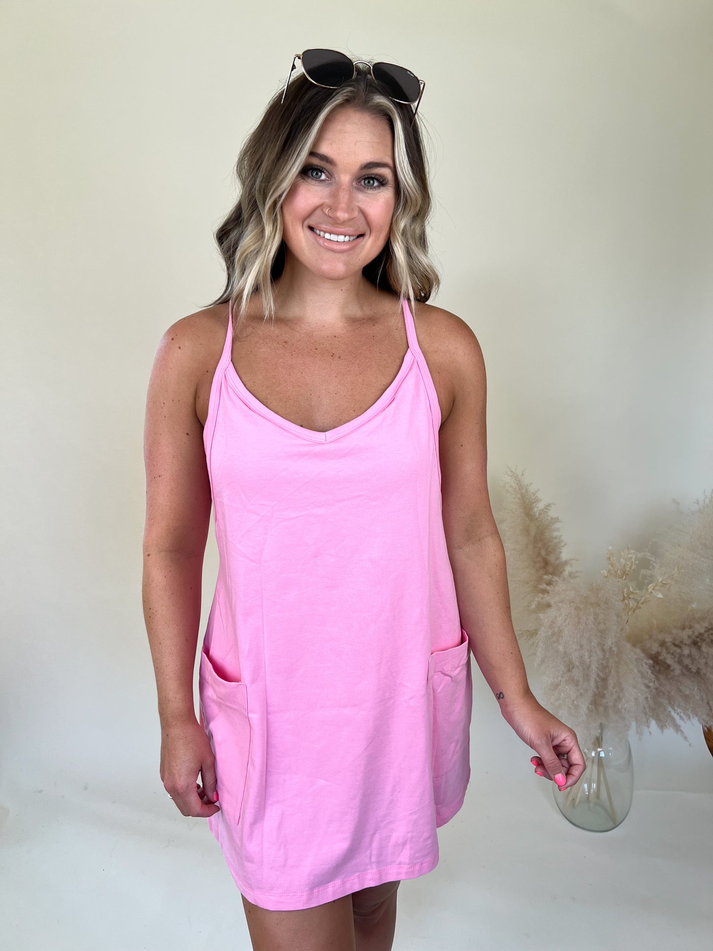 Jersey Girl Romper | Pink