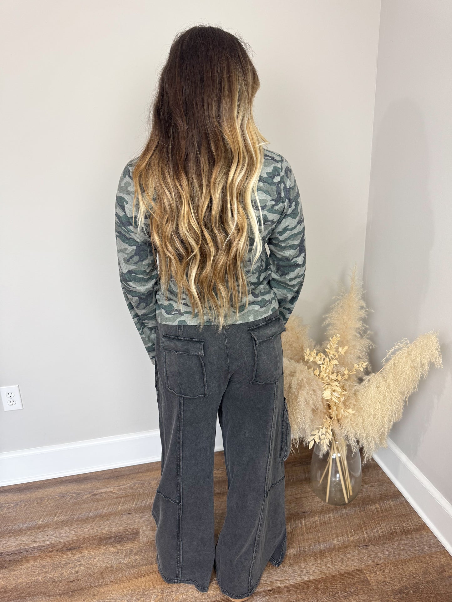 Hidden Gem Camo Top