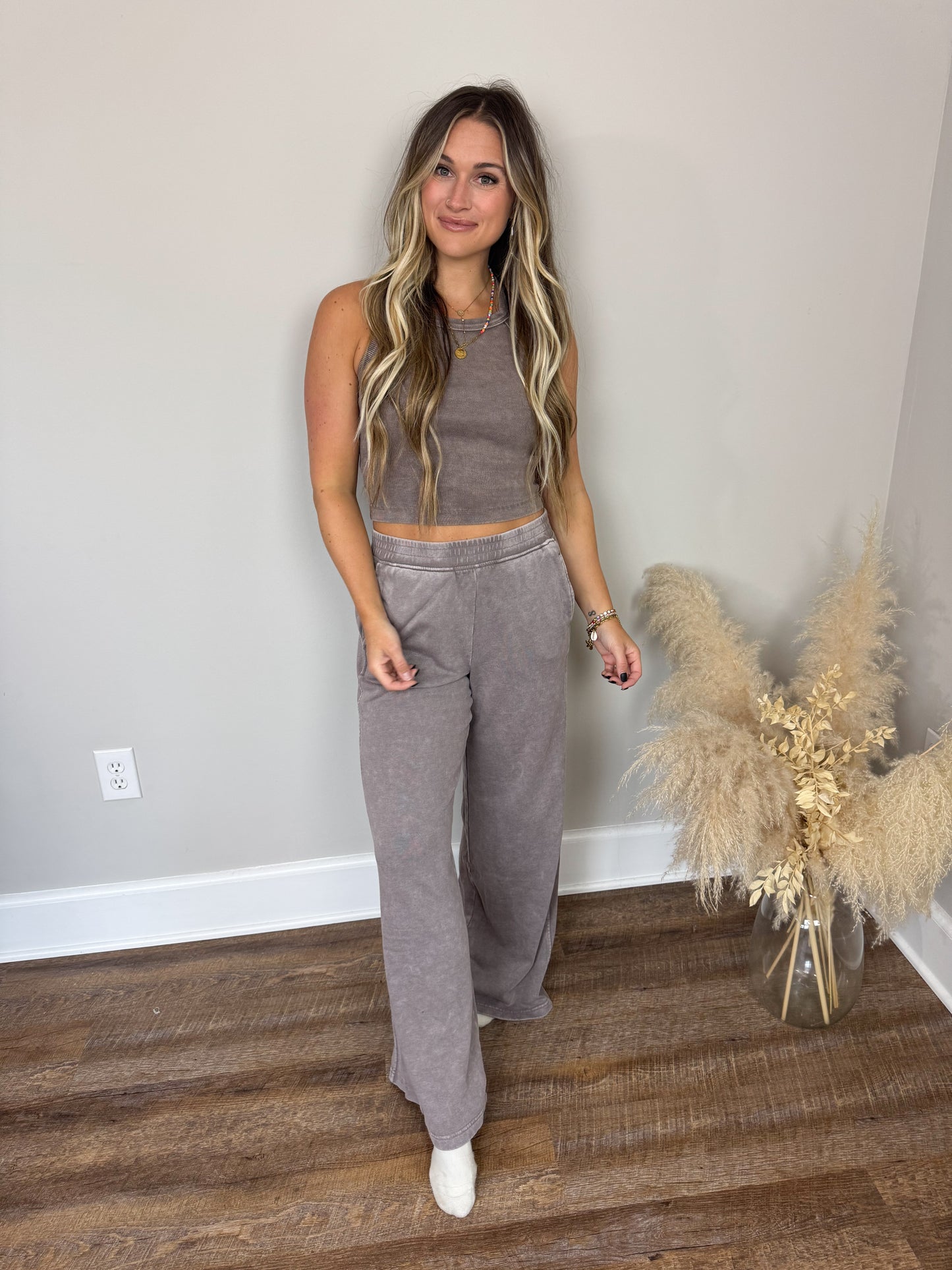 Willow Halter Tank | Mocha