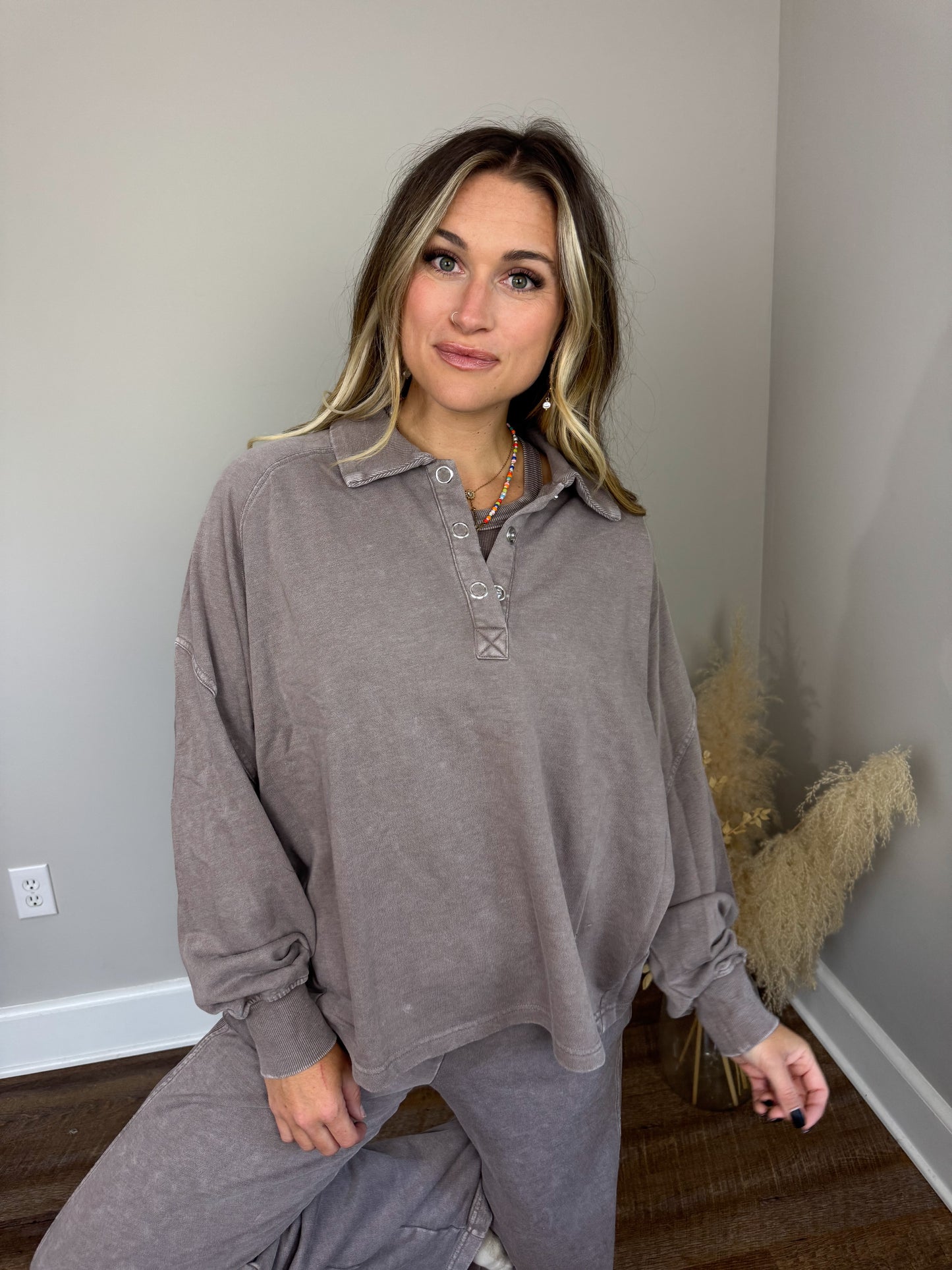 Willow Terry Pullover | Mocha