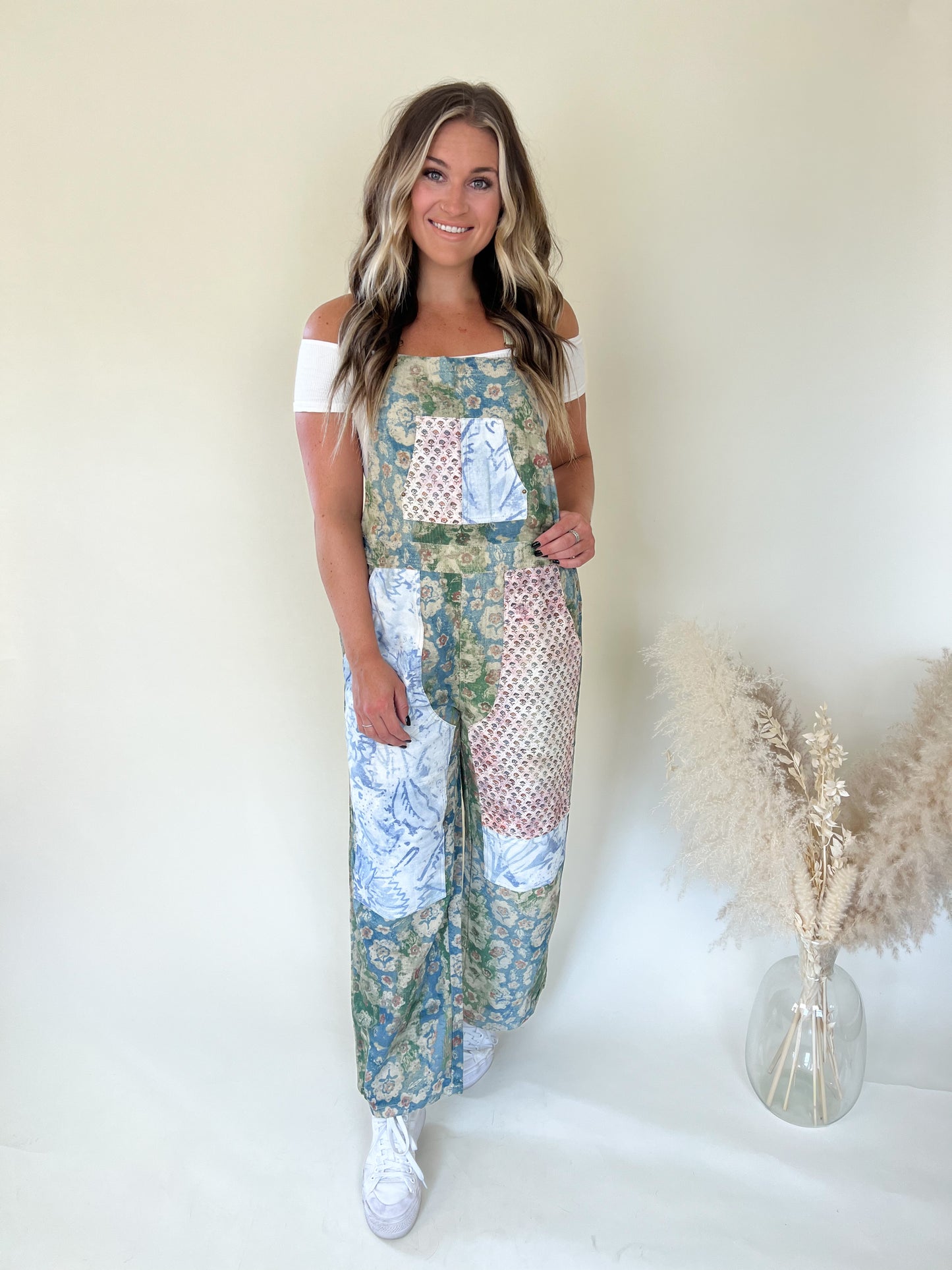 Cassidy Watercolor Overalls