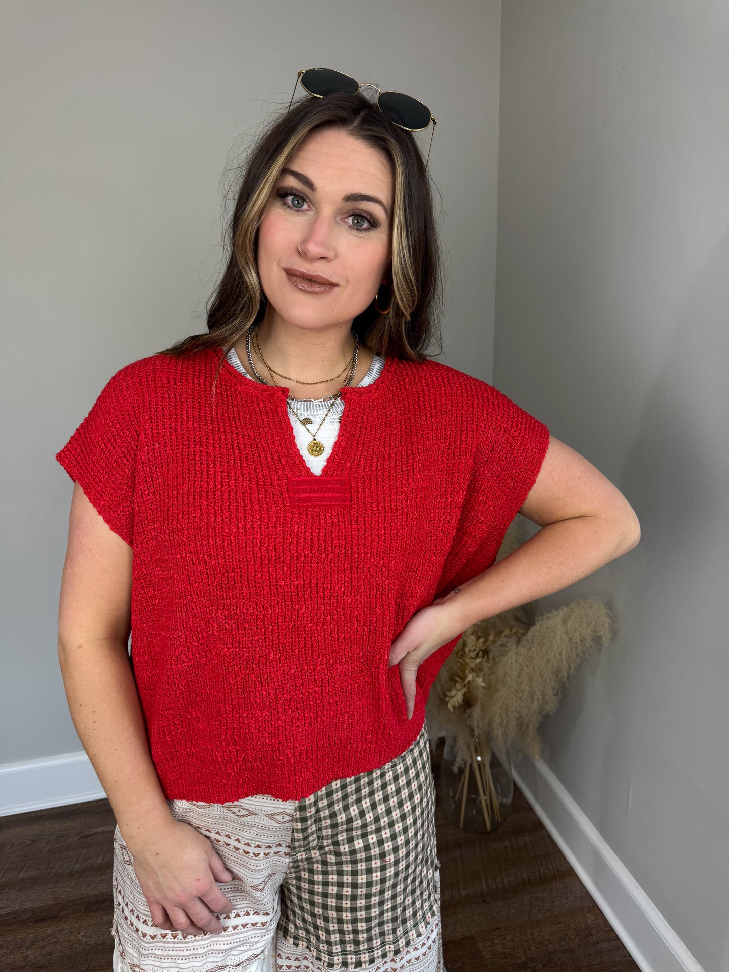Everyday Sweater | Red