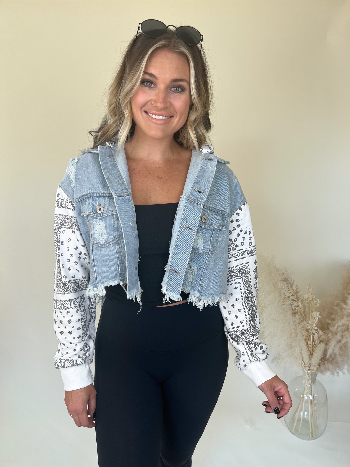 Pop of Surprise Bandana Jacket