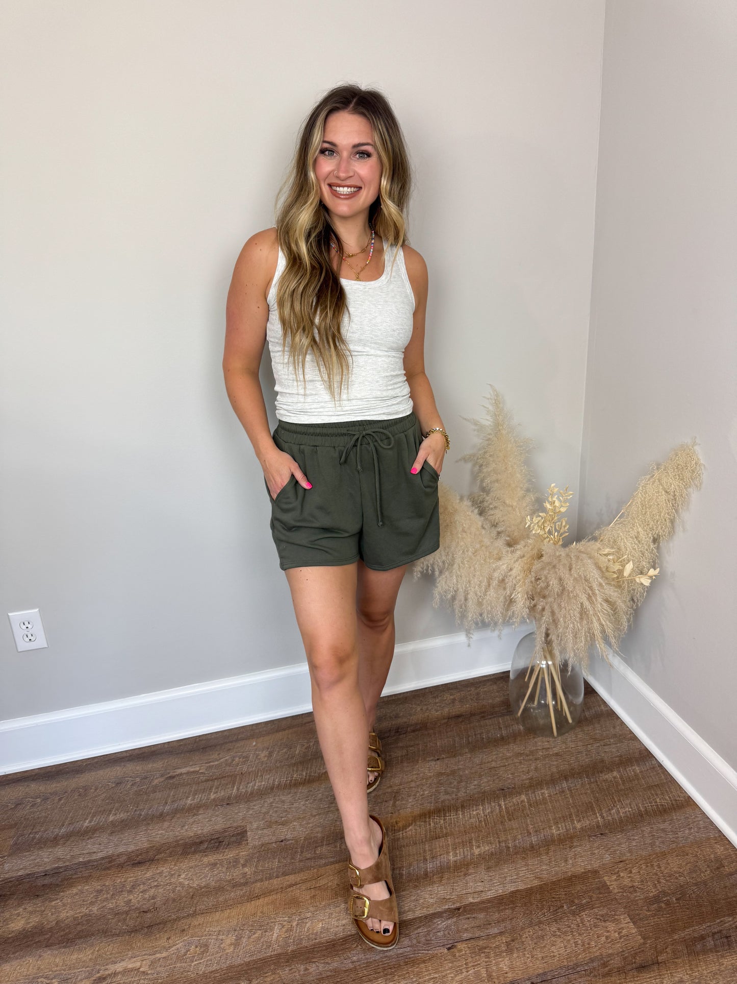Colgate Sweat Shorts | Olive