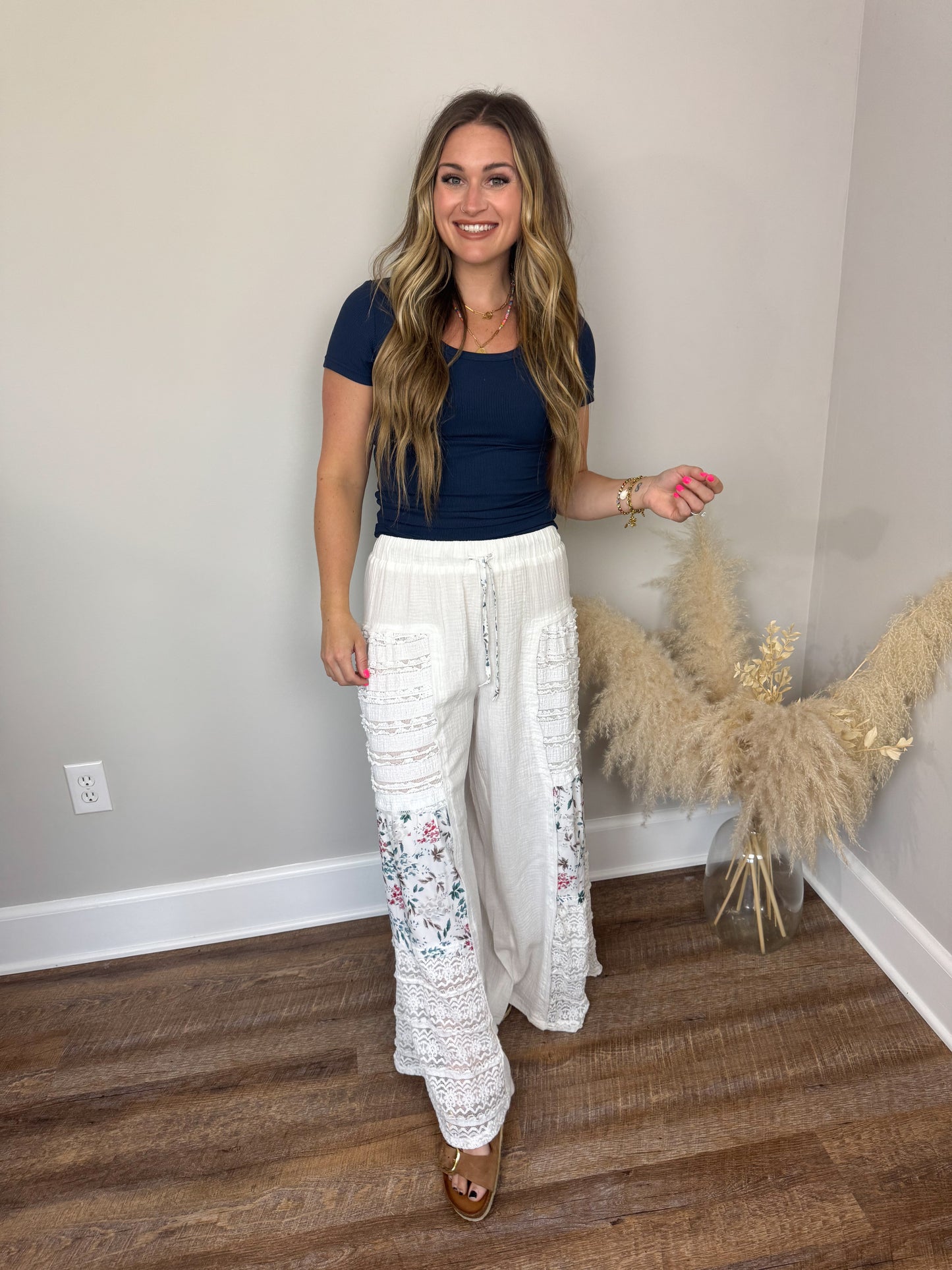 Clark Short Sleeve Top | Navy