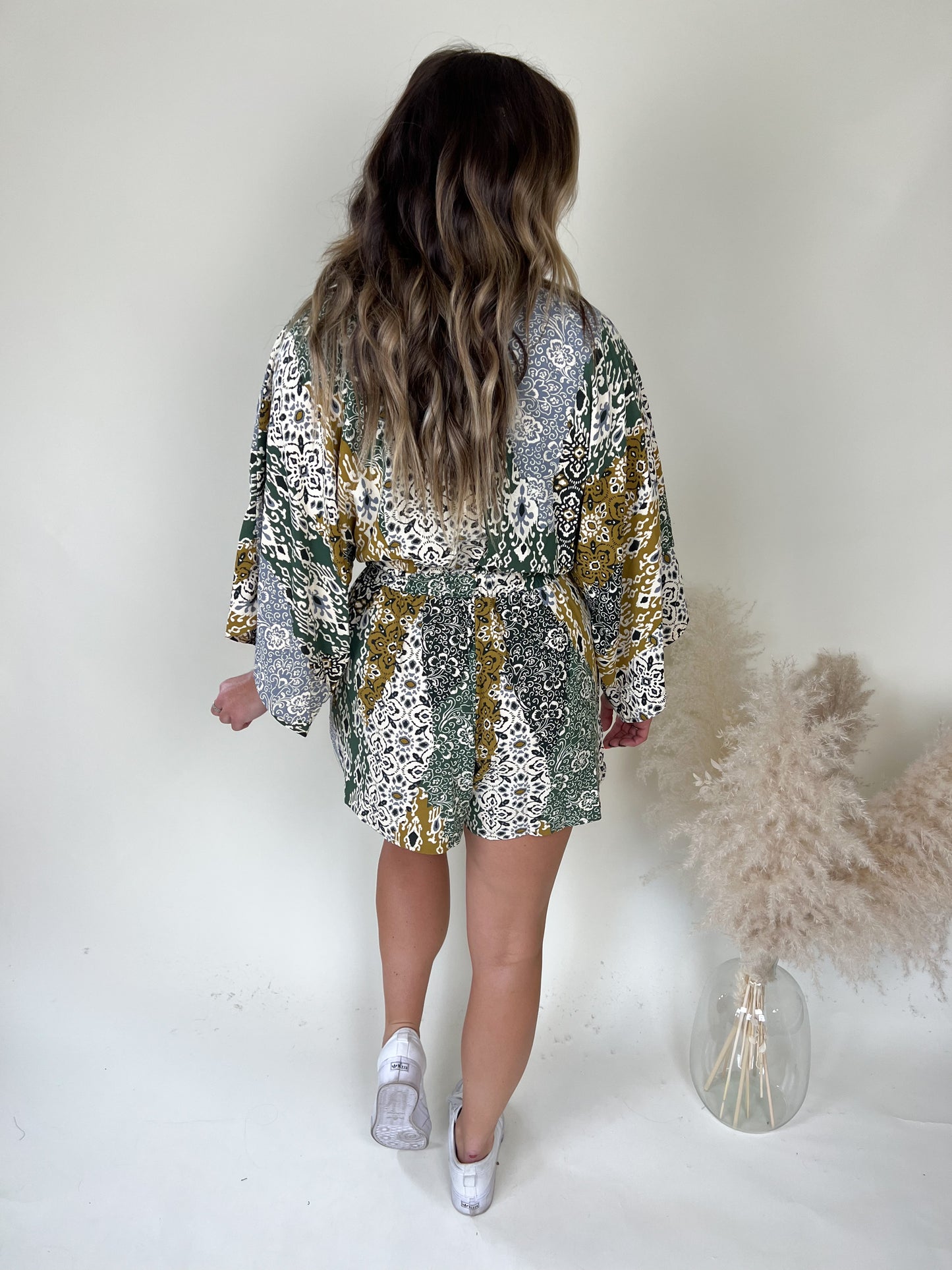 Fresno Boho Romper | Green