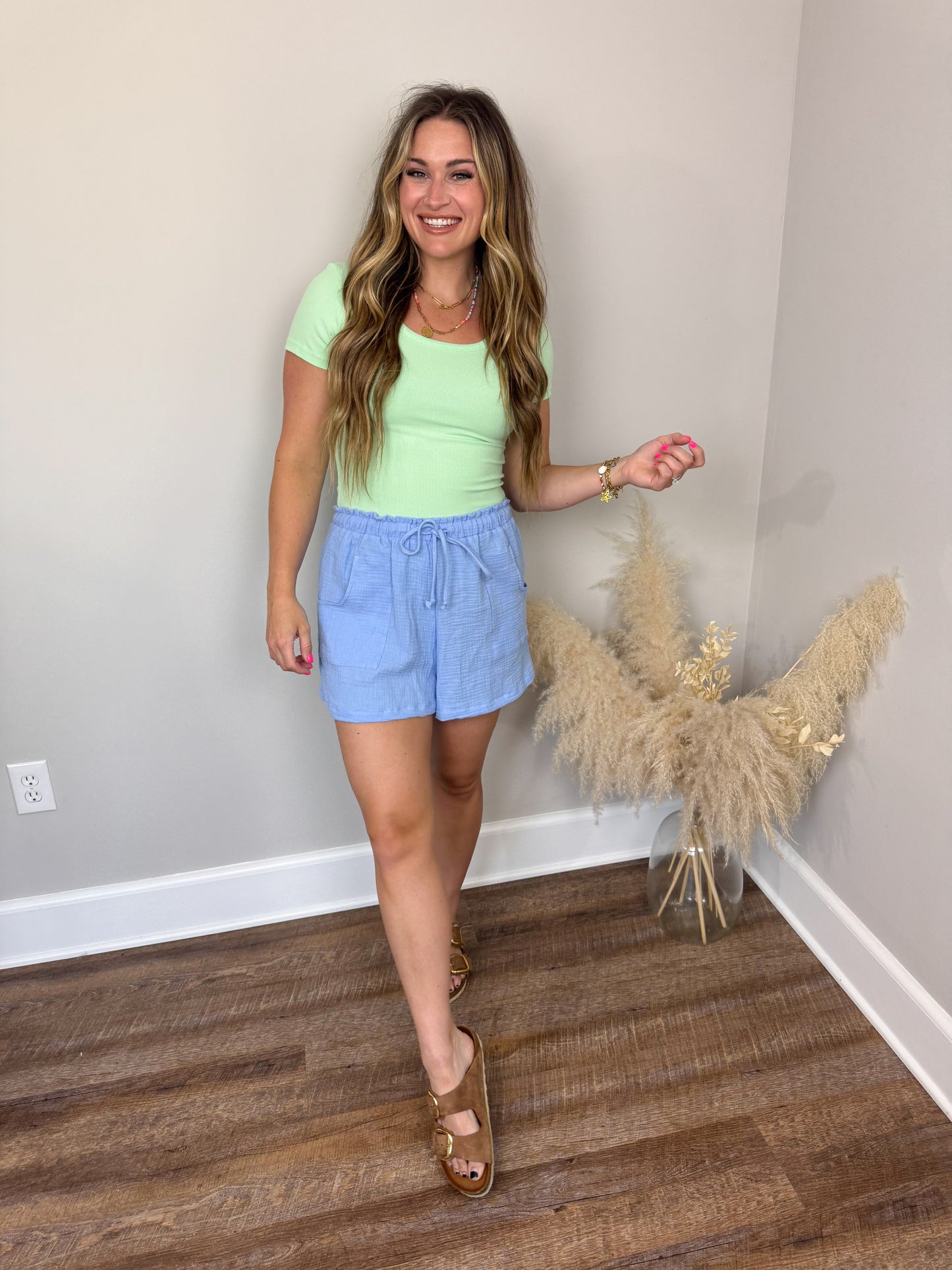 Clark Short Sleeve Top | Mint