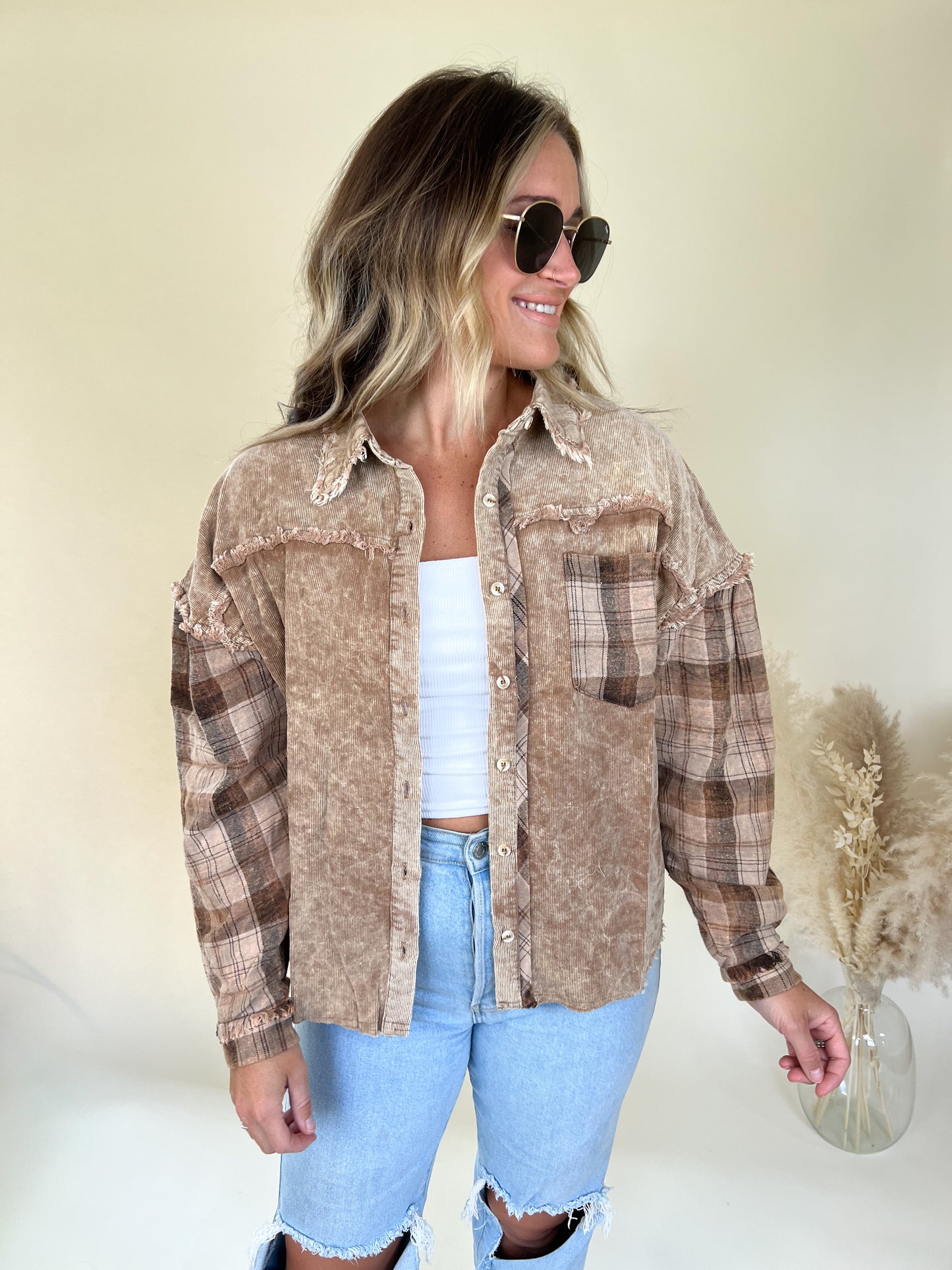 Part of Me Corduroy Top