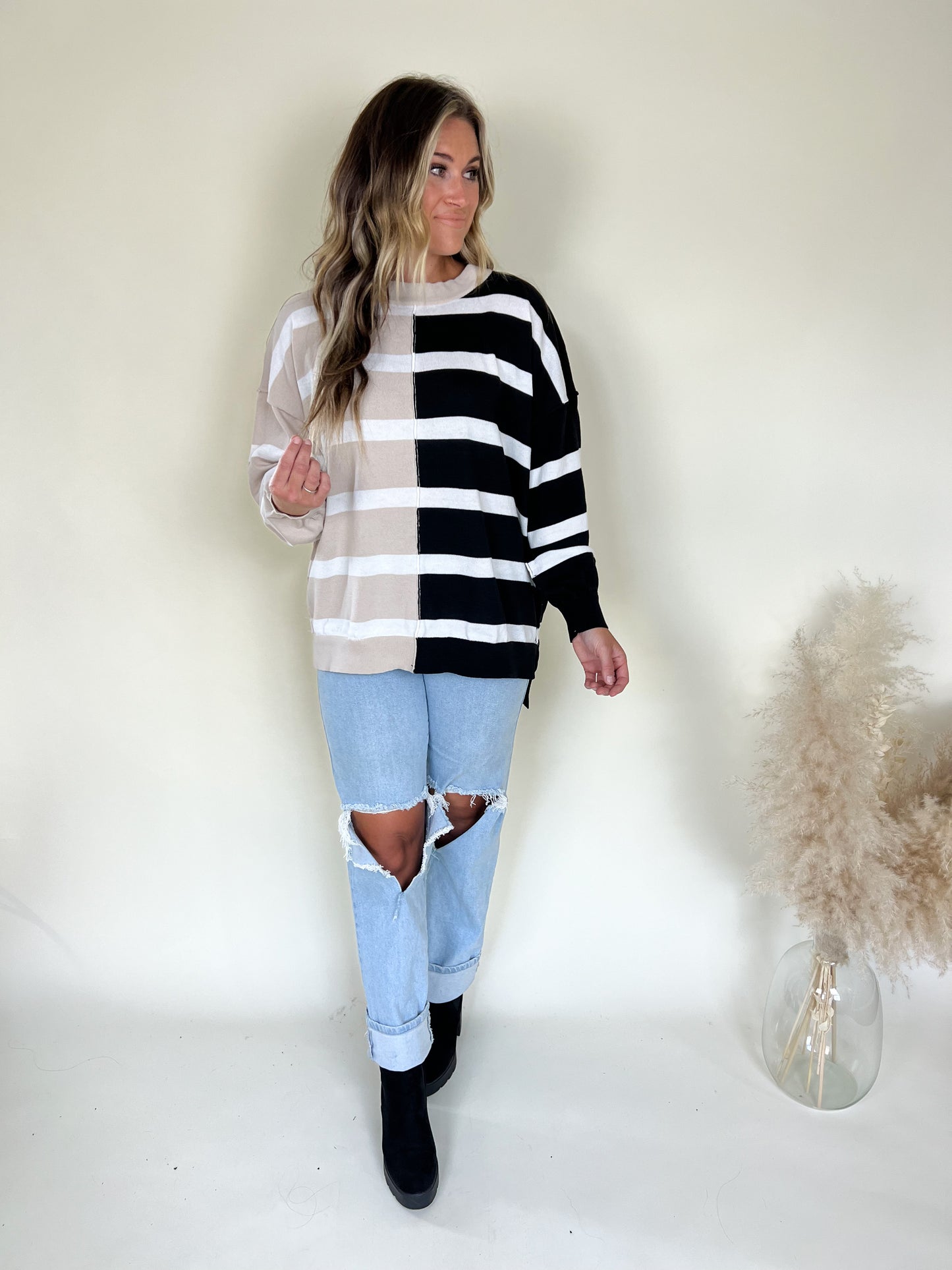 Jayme Colorblock Sweater