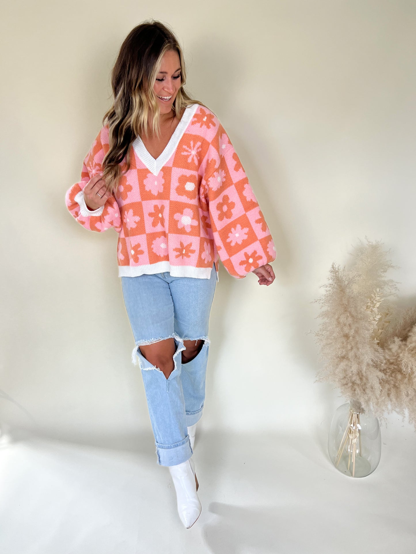 Cherry Blossom Sweater