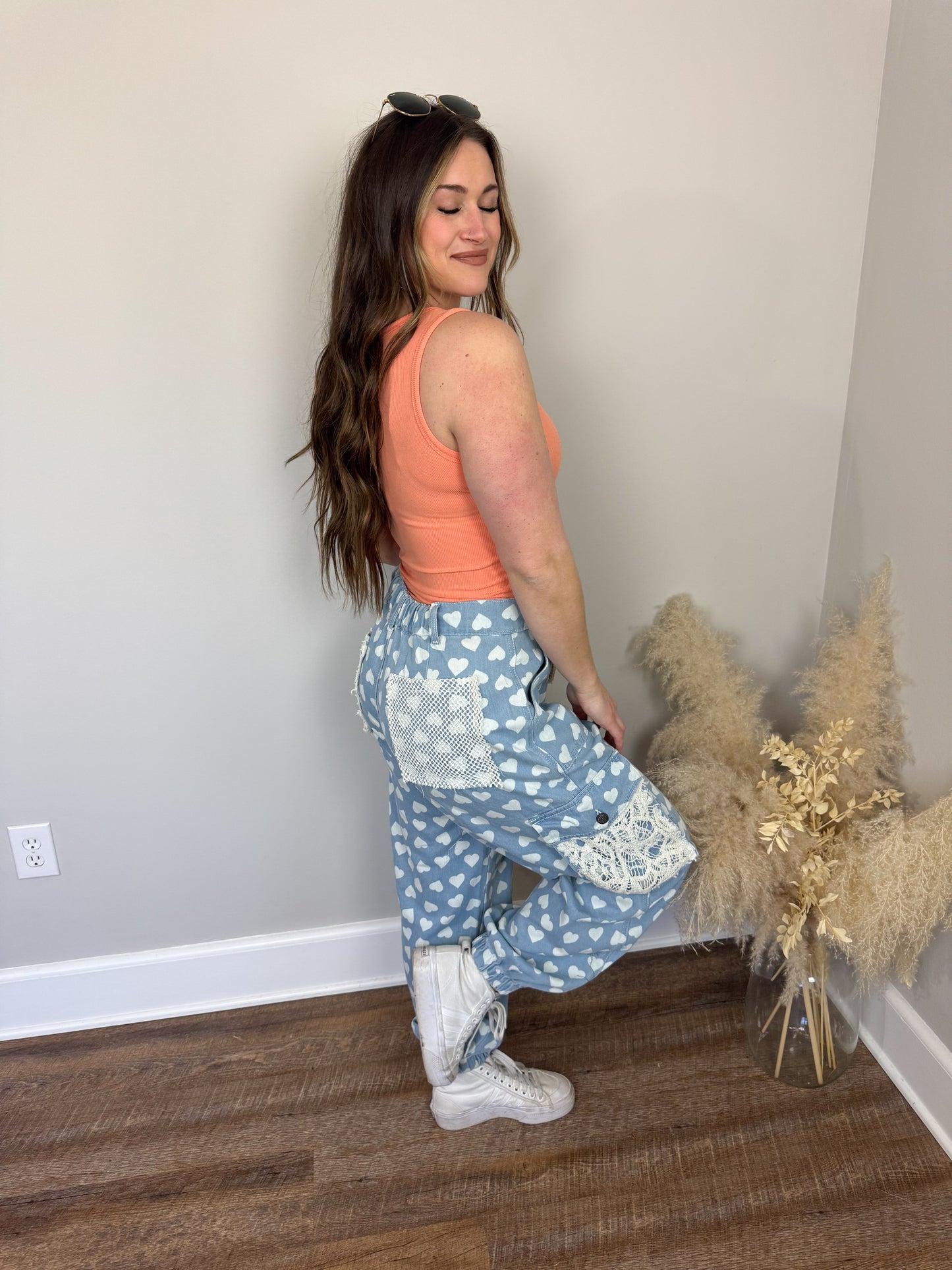 Clark Scoop Tank Top | Coral