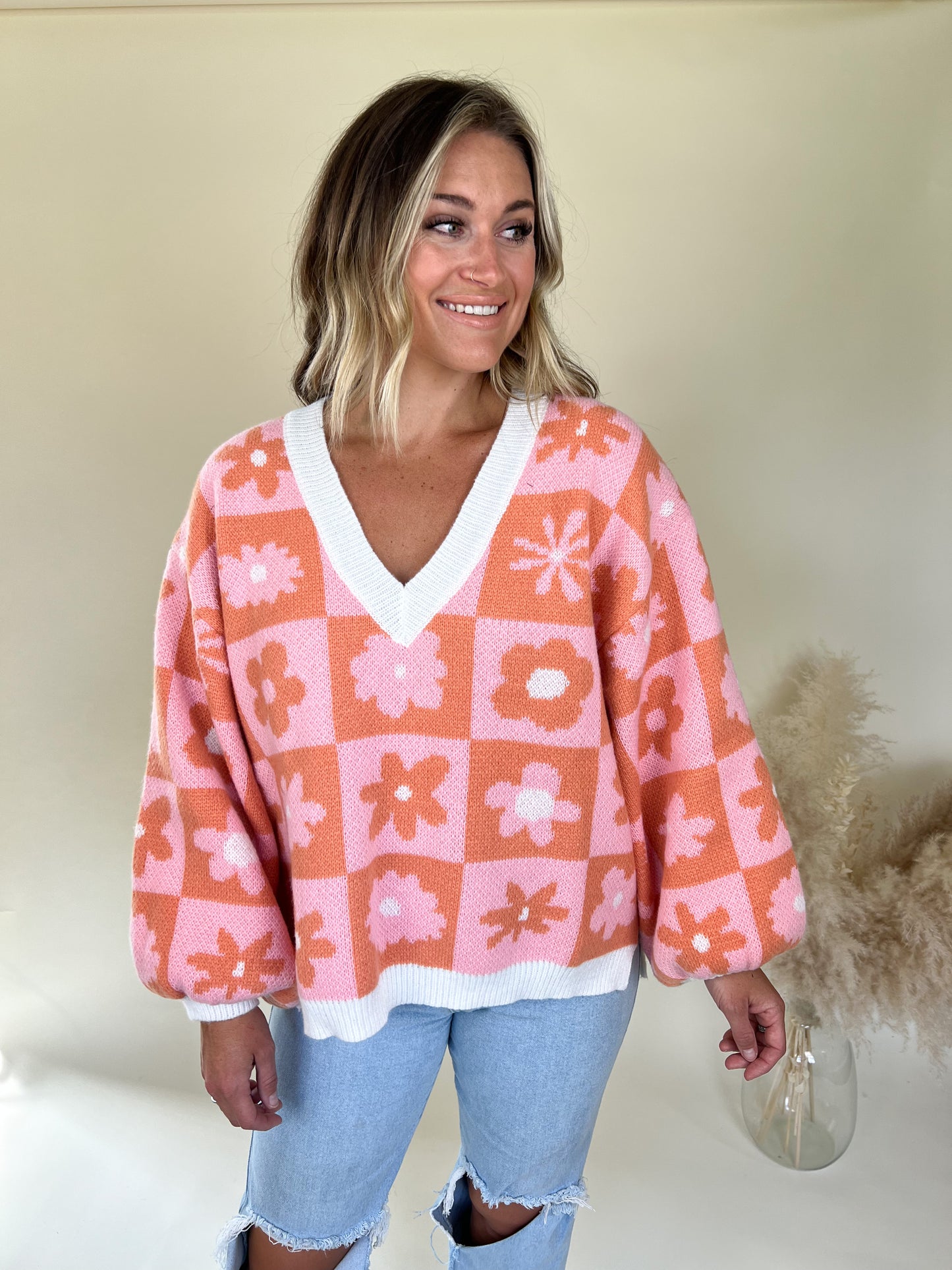 Cherry Blossom Sweater