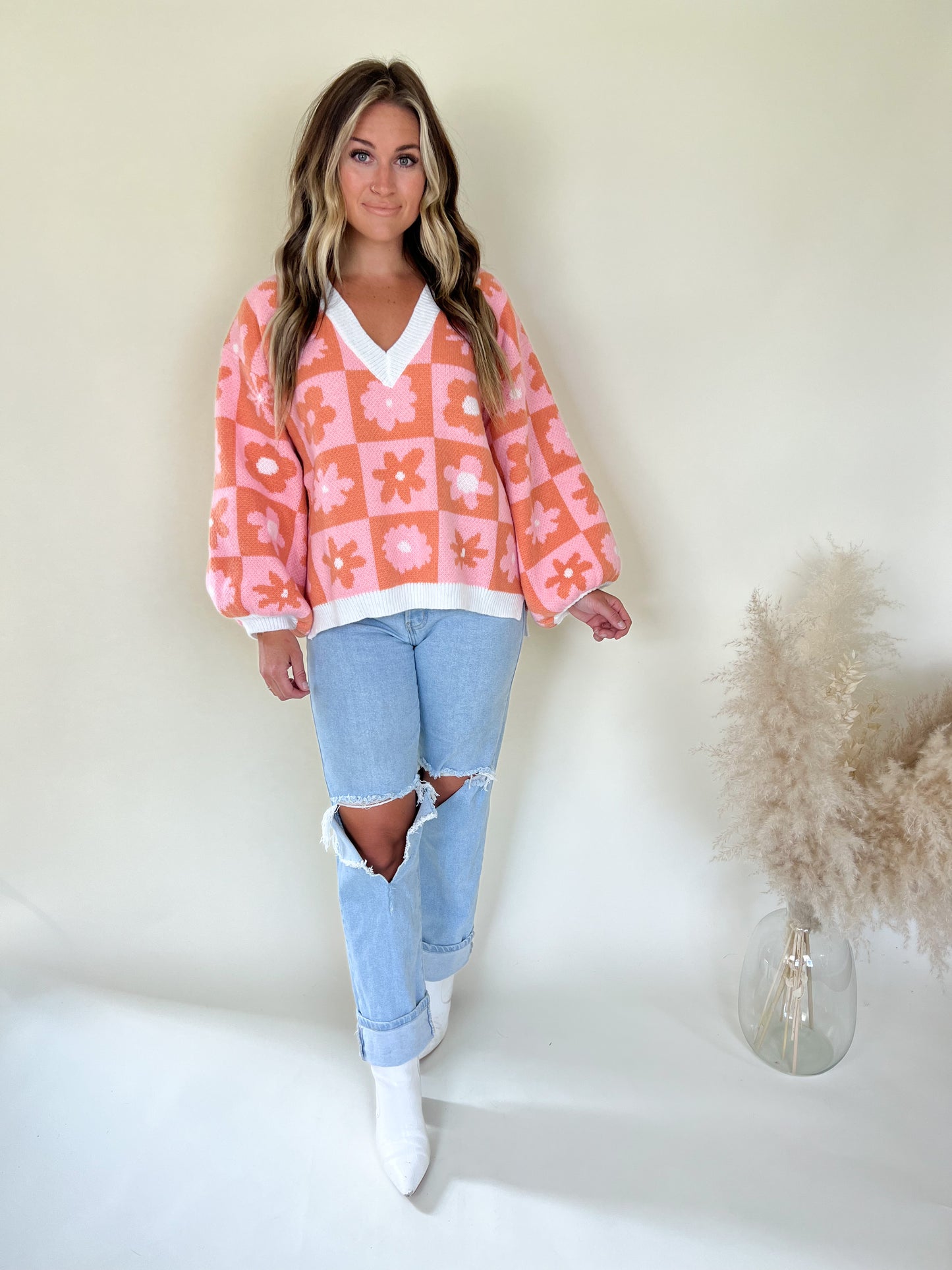 Cherry Blossom Sweater