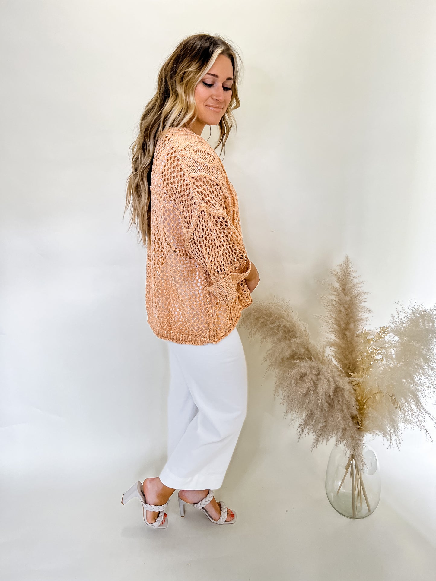 Weekend Getaway Sweater | Salmon