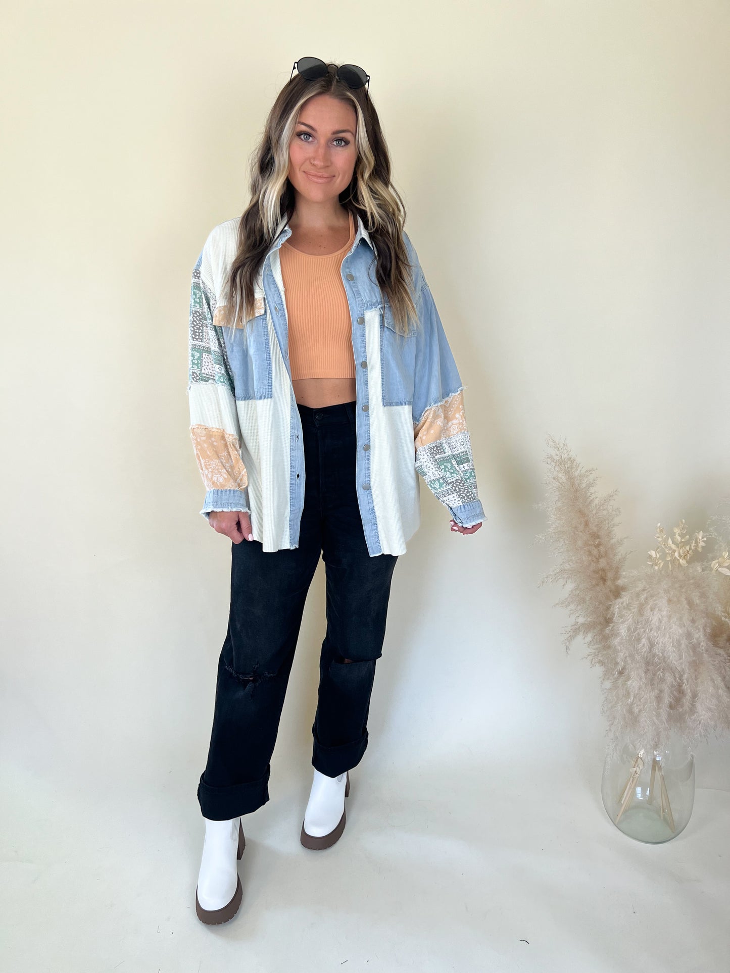 Sunset Contrast Top