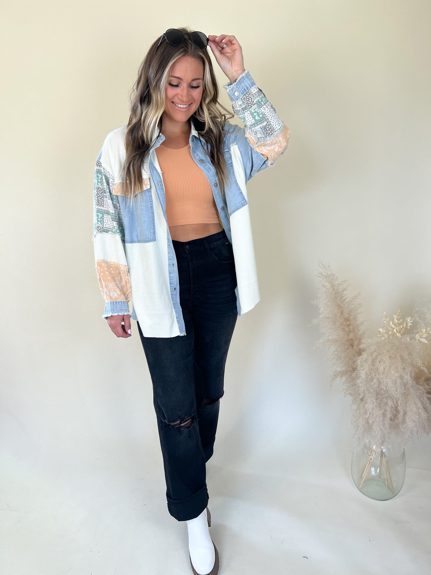 Sunset Contrast Top