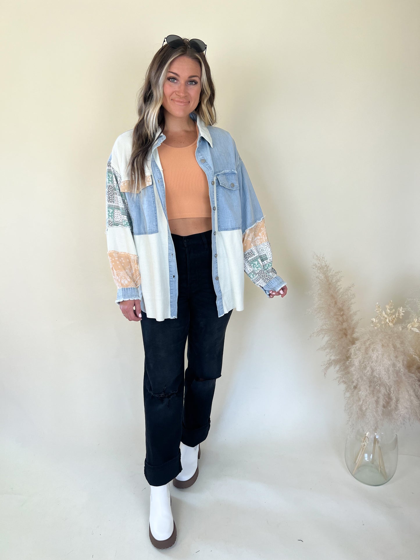 Sunset Contrast Top