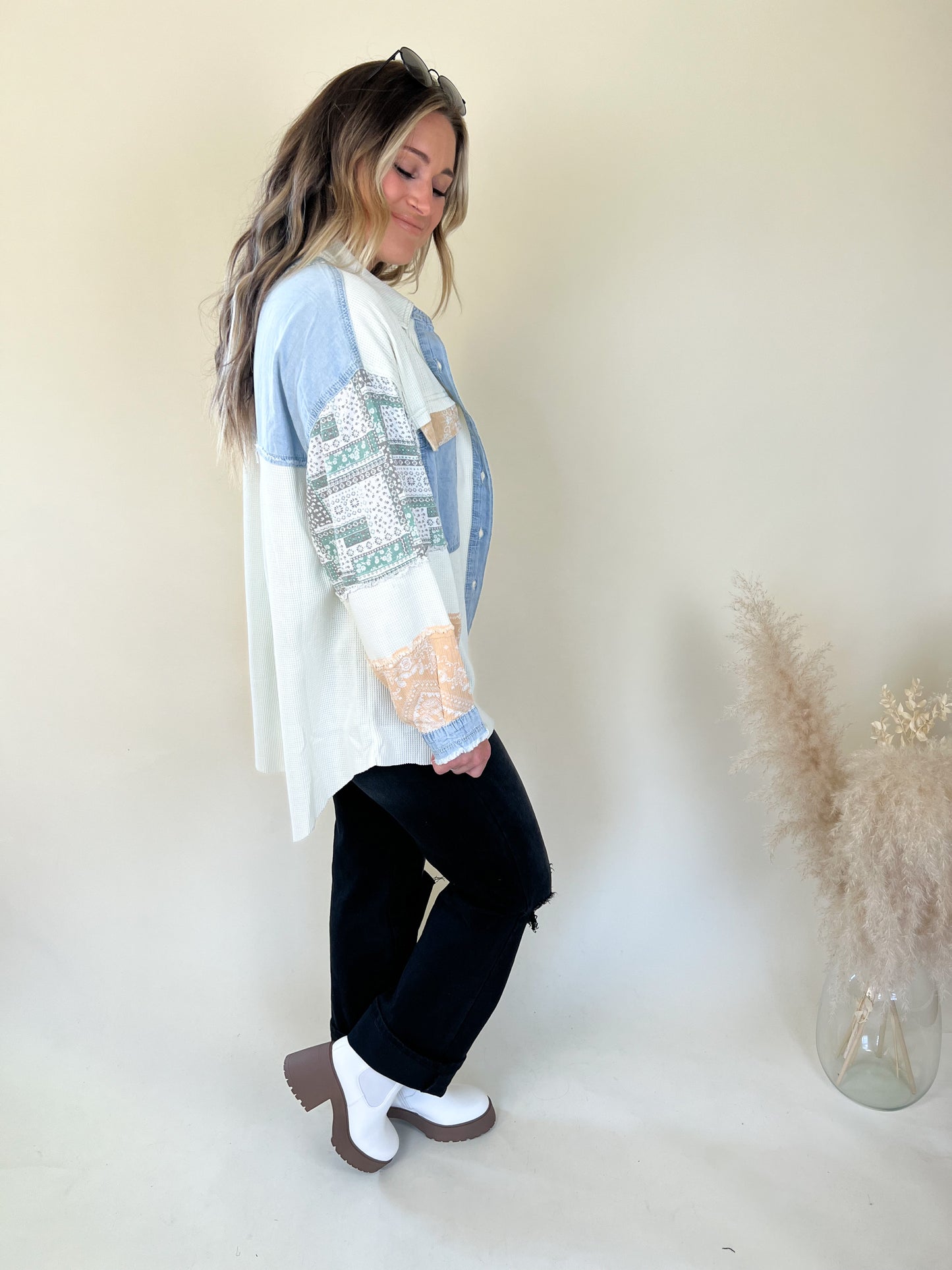 Sunset Contrast Top