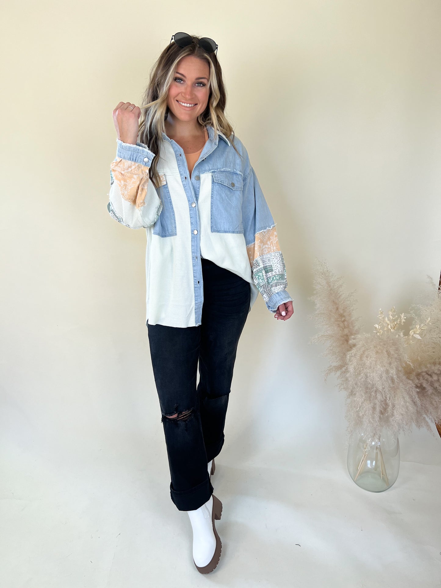 Sunset Contrast Top