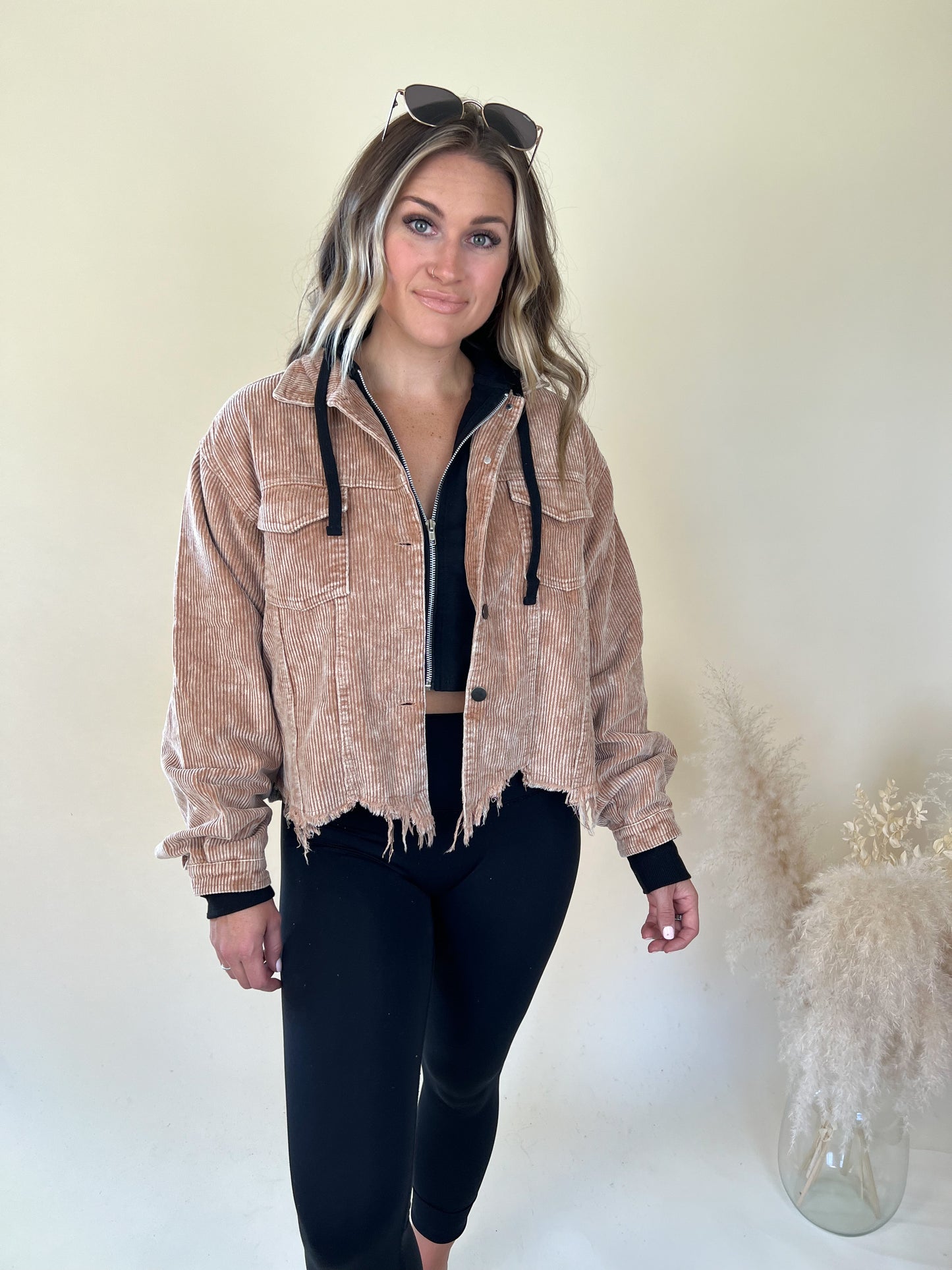 Anna Corduroy Jacket | Teddy Bear