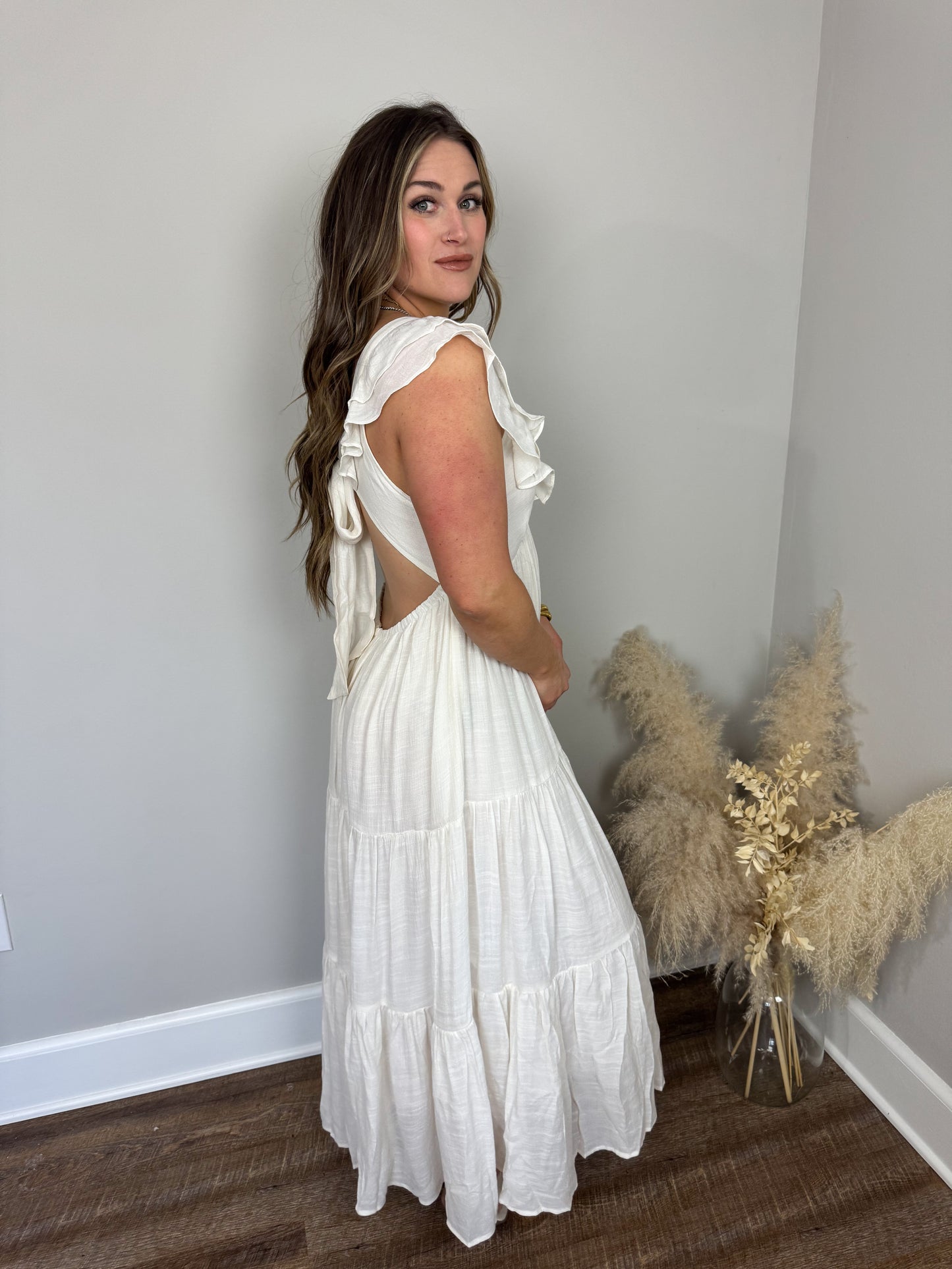 Darling Ruffled Maxi Dress FINAL SALE