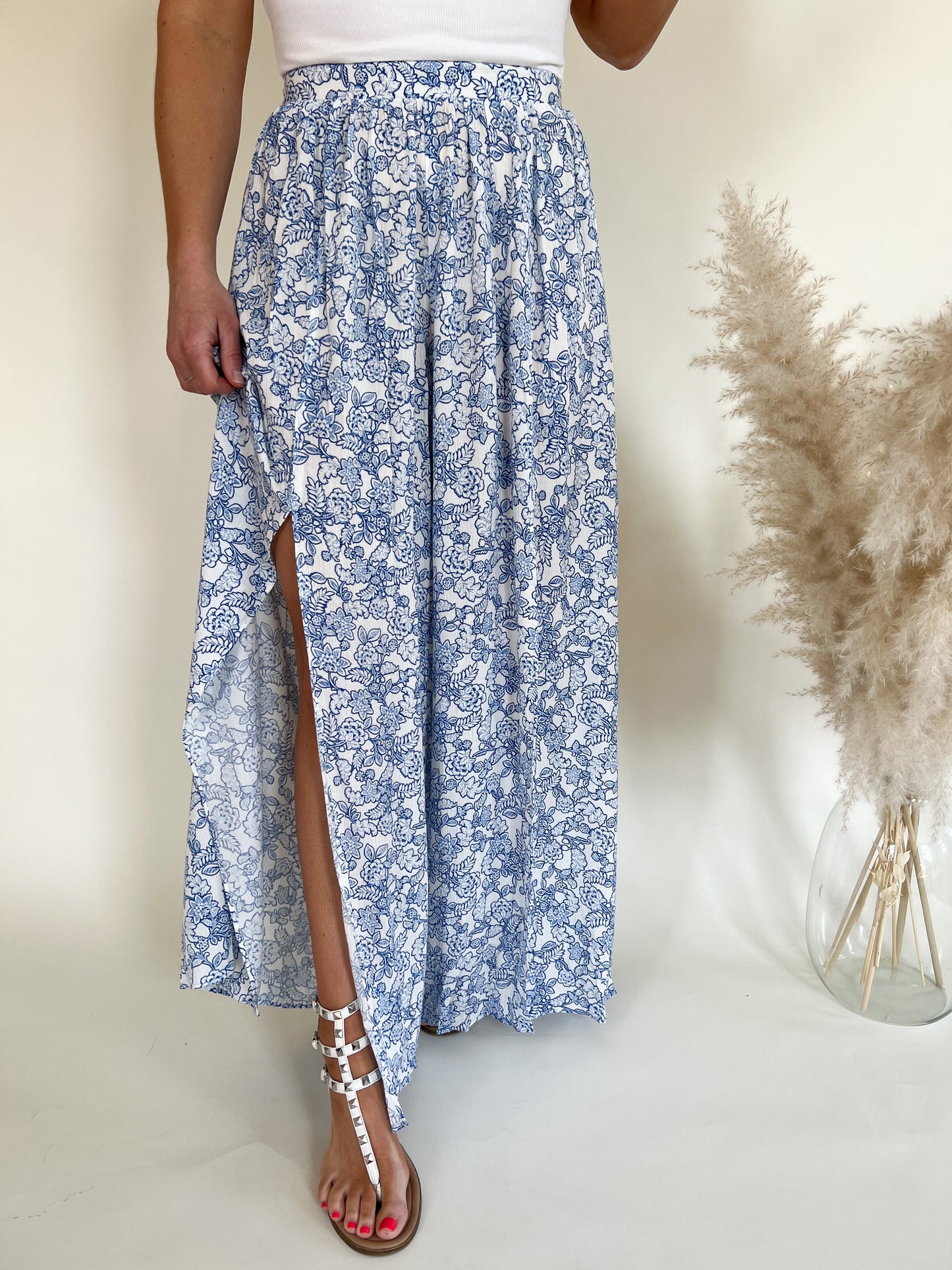 Rome Front Slit Pants
