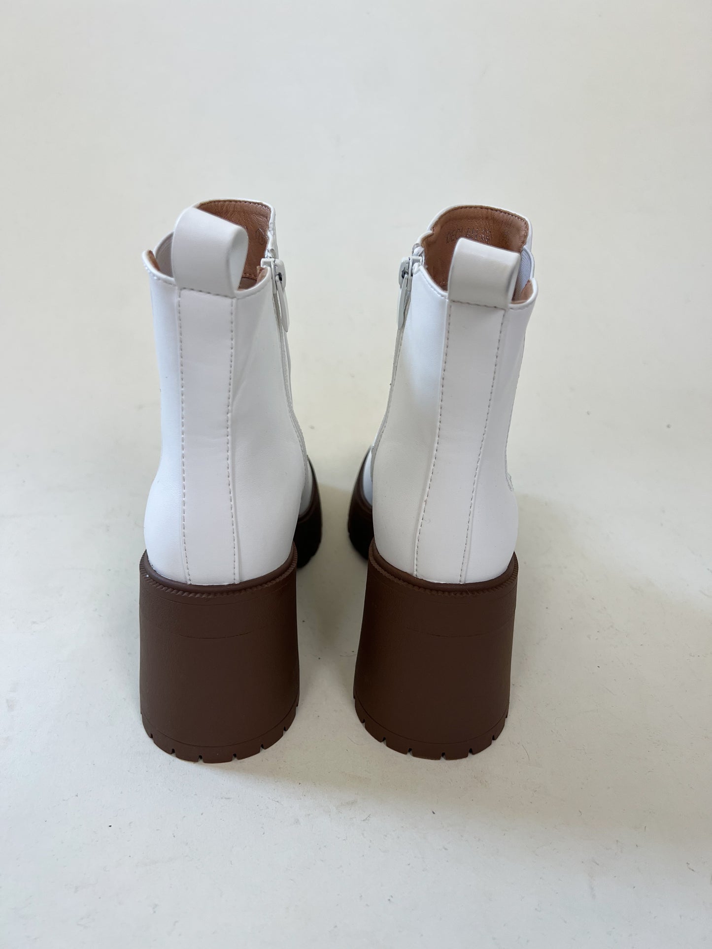 Declan Platform Bootie | White FINAL SALE