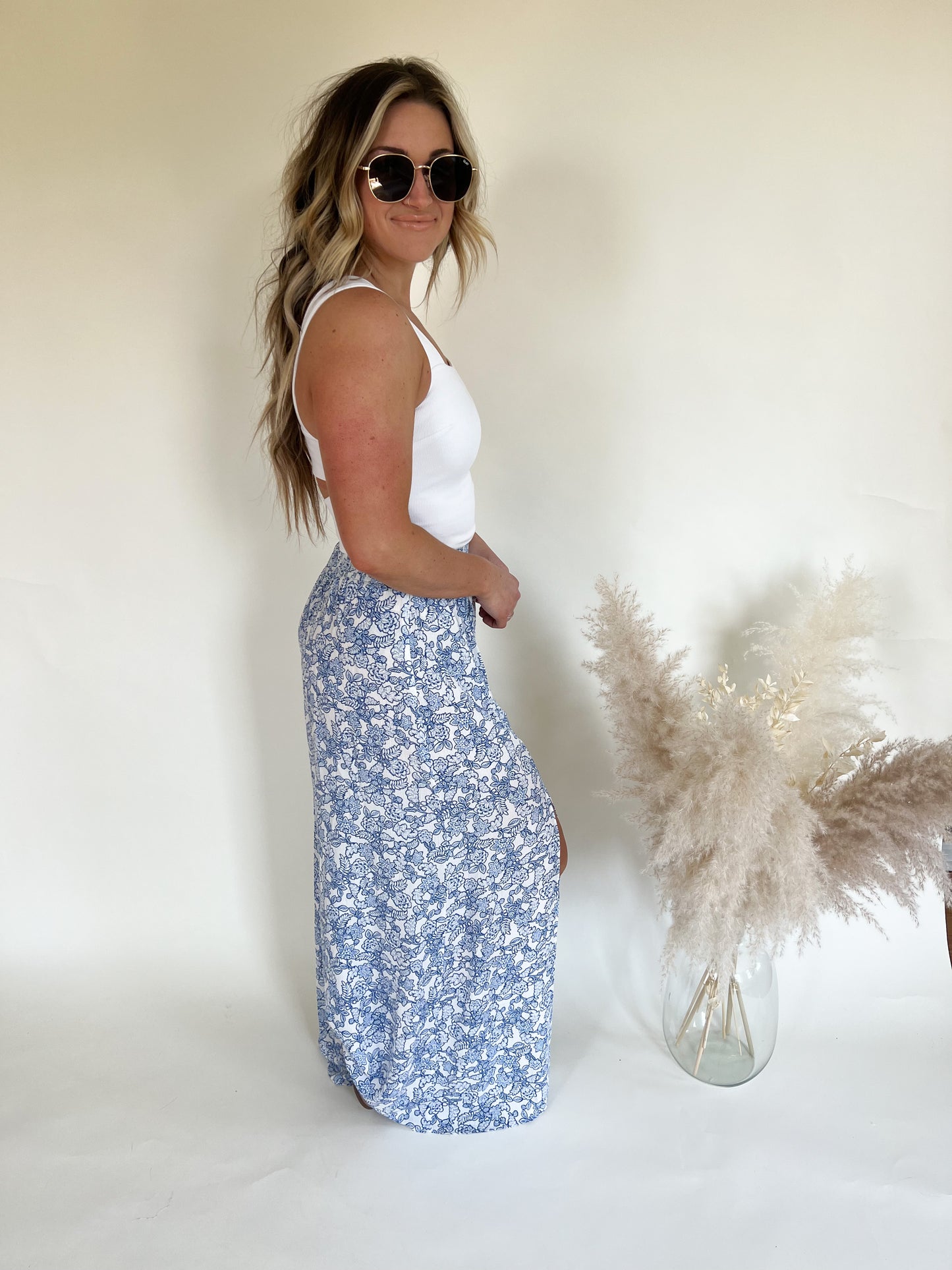 Rome Front Slit Pants