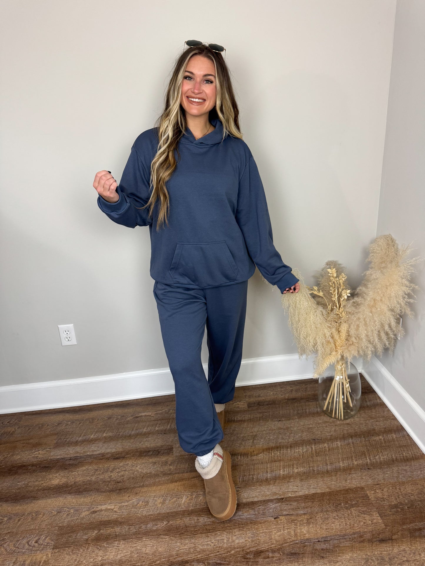 Boston Hoodie | Blue