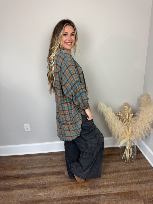 Fireside Plaid Flannel | Teal