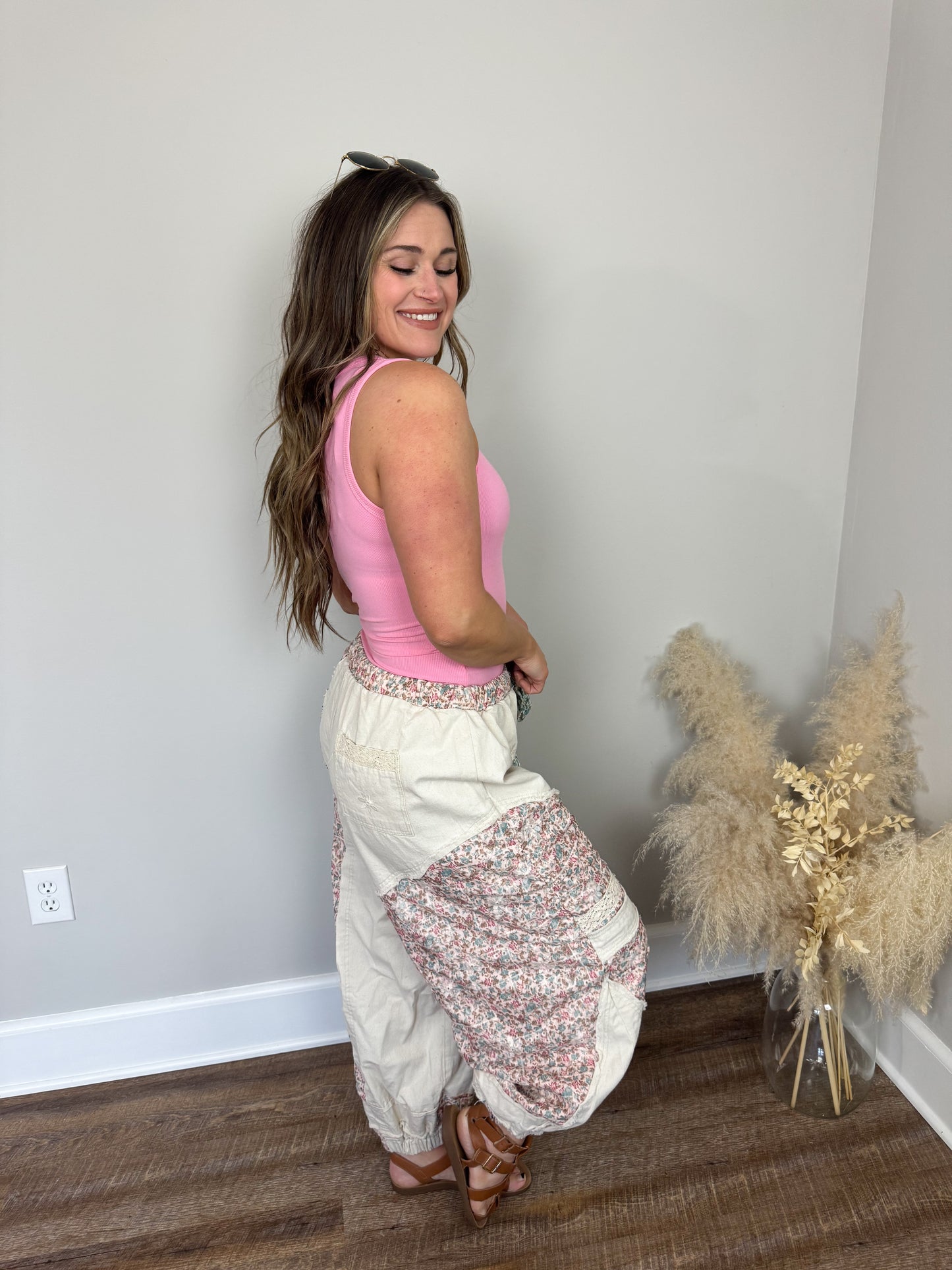 Clark Scoop Tank Top | Pink