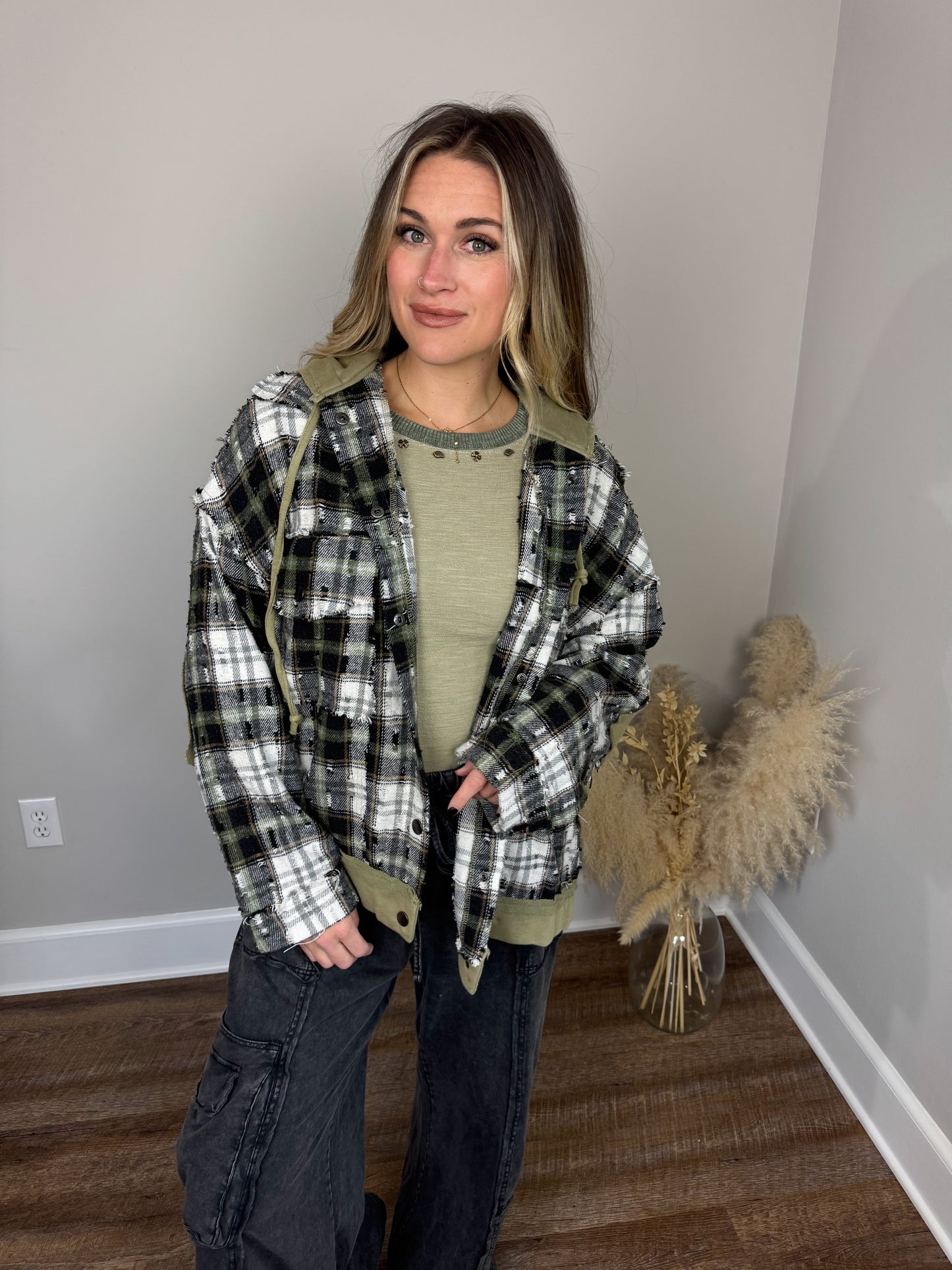 Chapters Flannel Hoodie