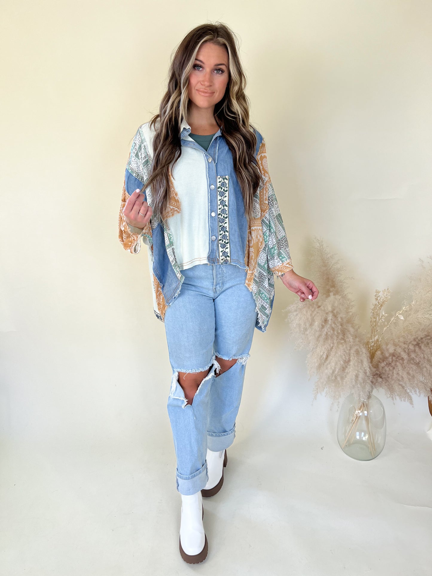 Ocean Contrast Top