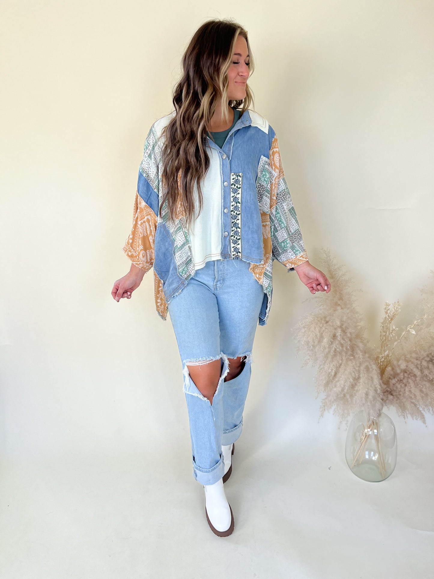 Ocean Contrast Top