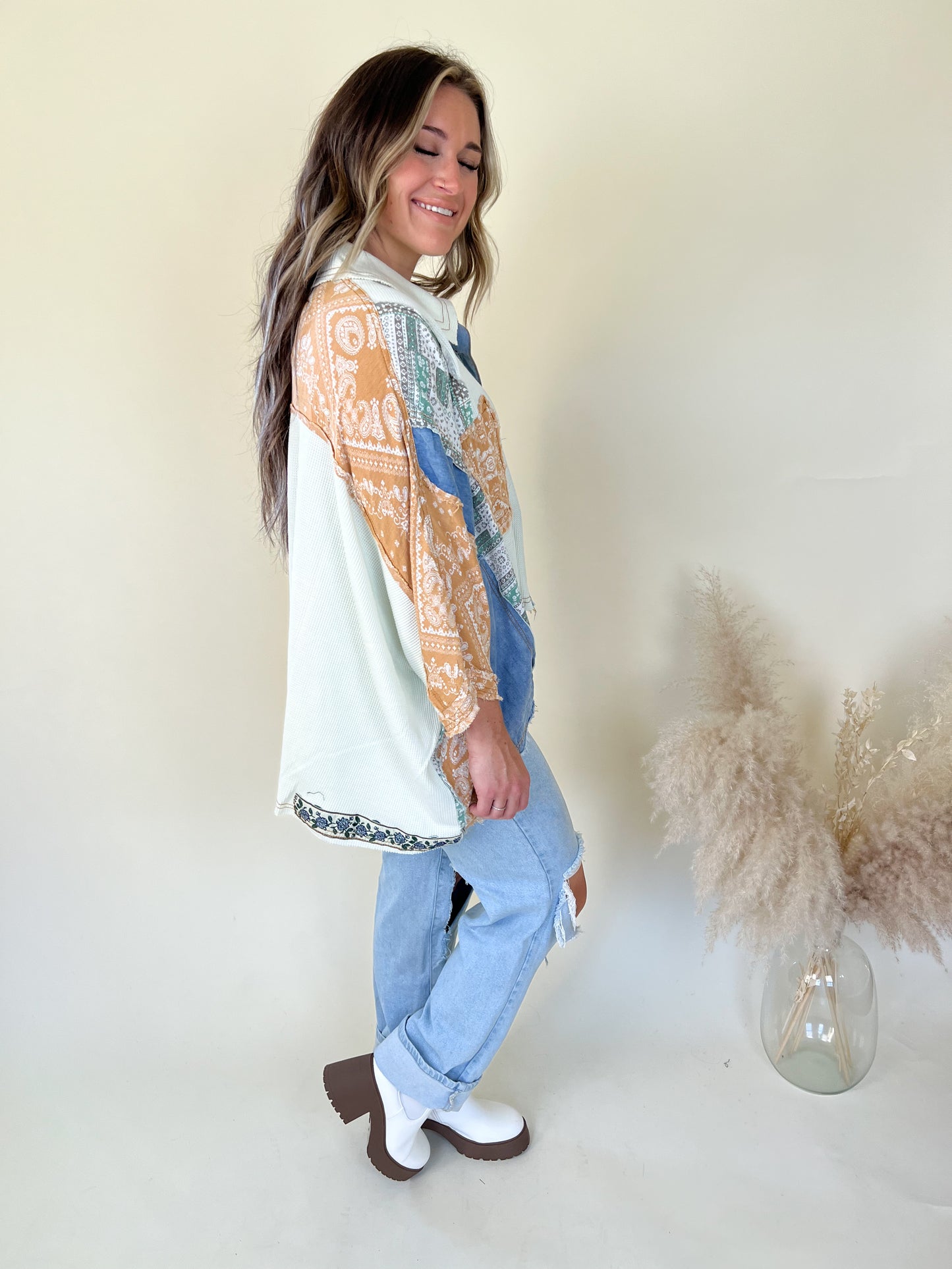 Ocean Contrast Top