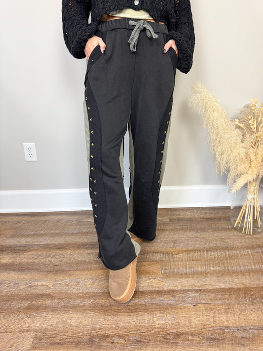 Onyx Night Terry Pants