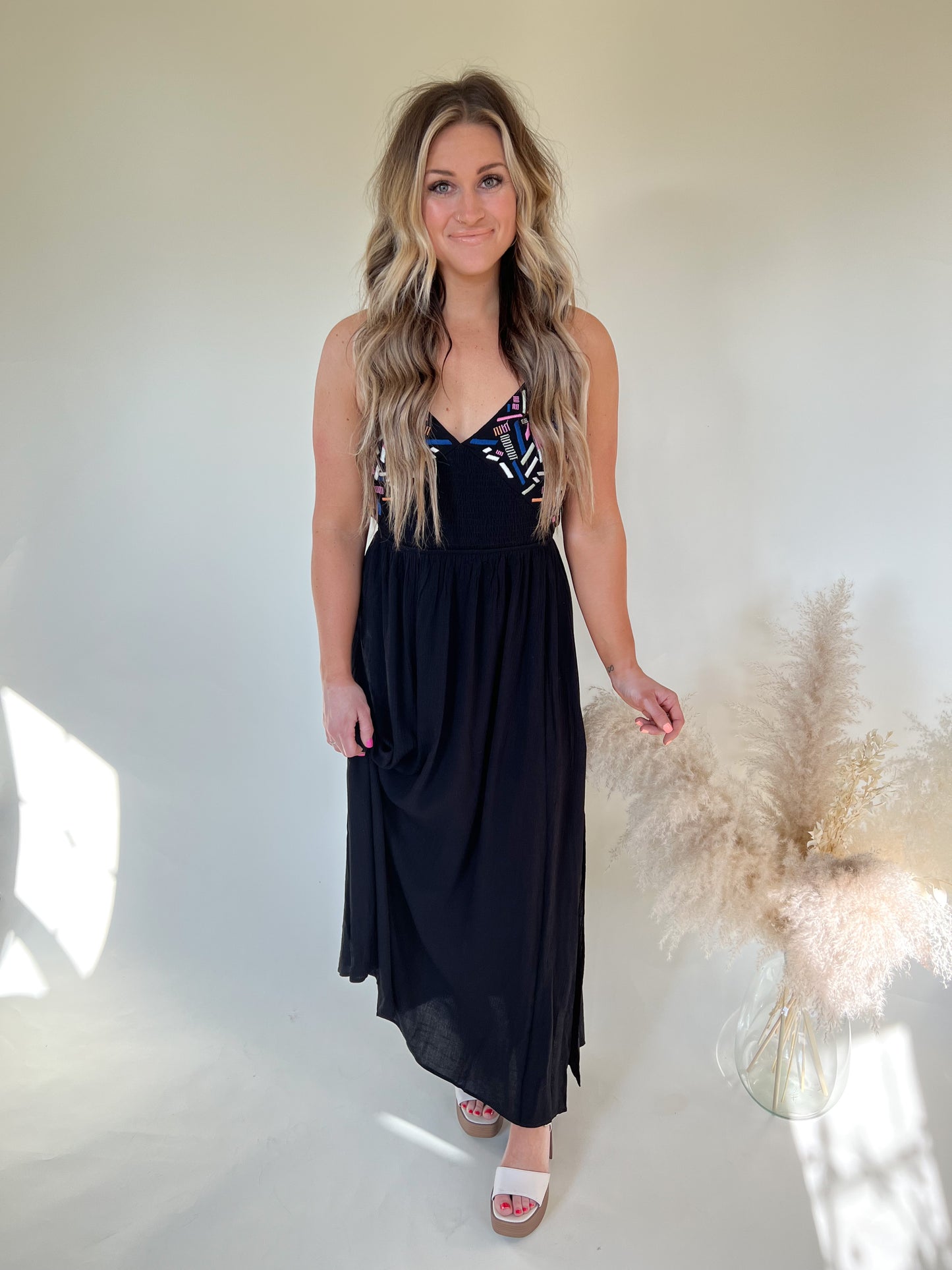 Courtney Contrast Maxi Dress FINAL SALE