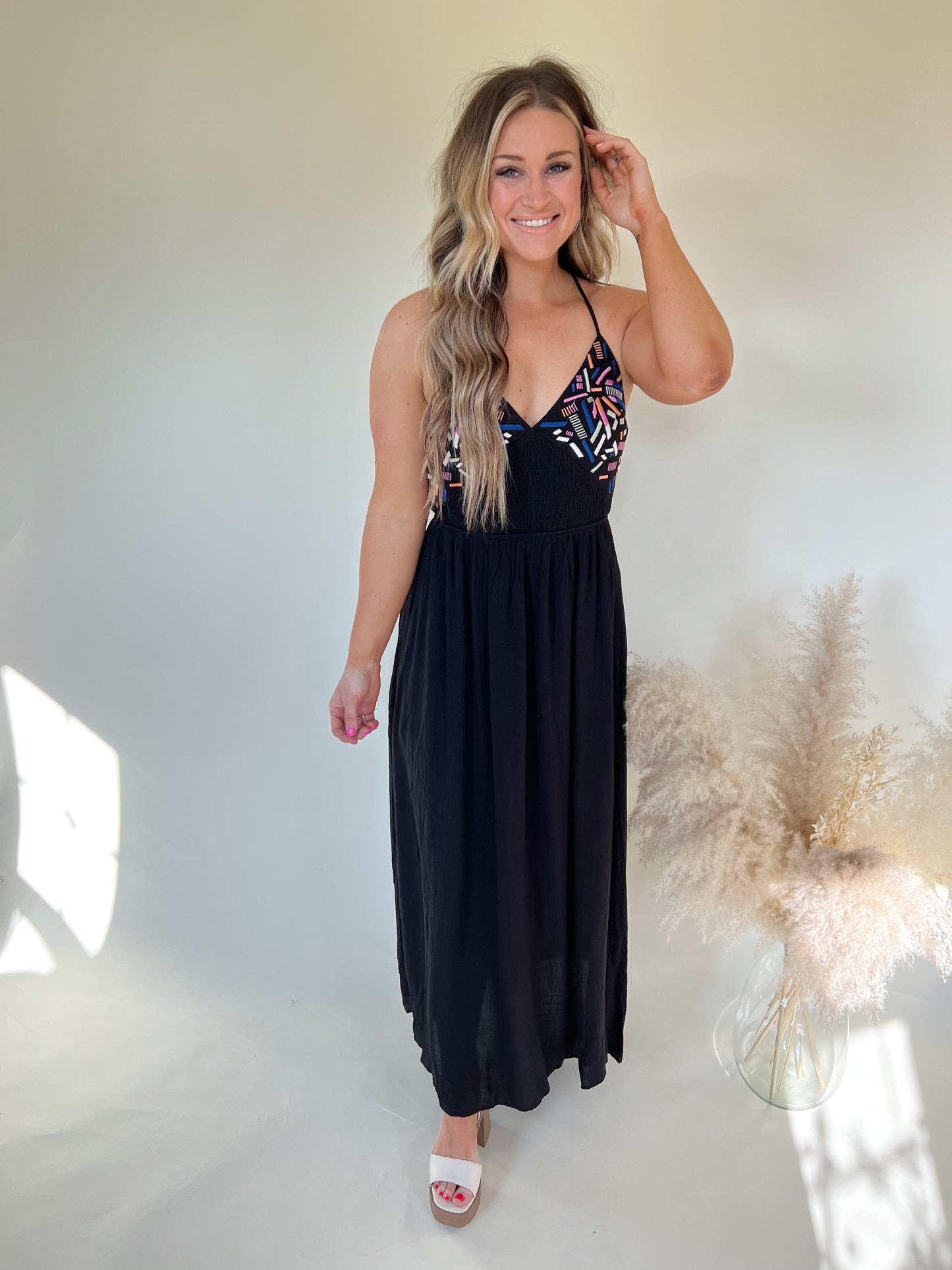 Courtney Contrast Maxi Dress FINAL SALE