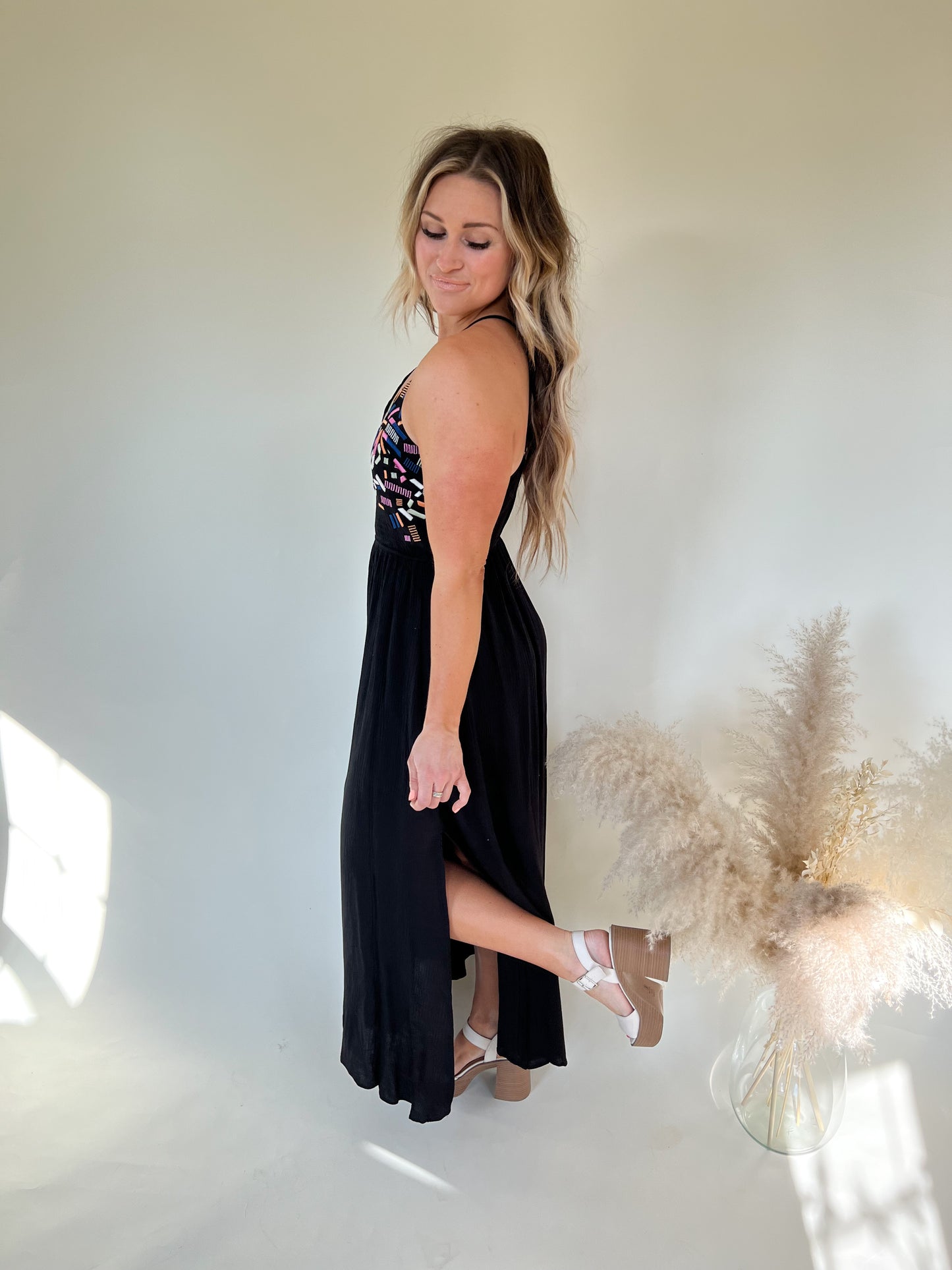 Courtney Contrast Maxi Dress FINAL SALE