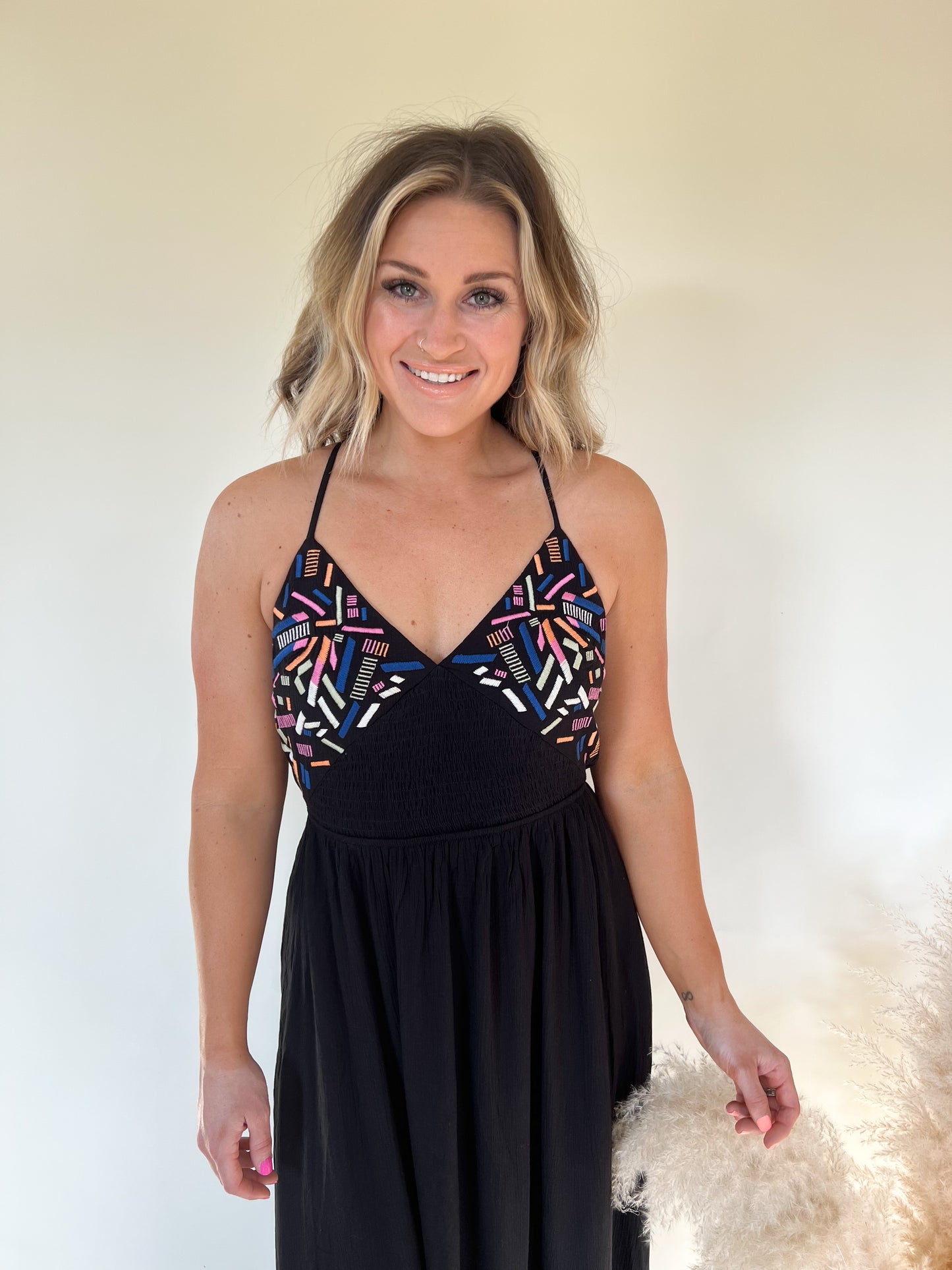 Courtney Contrast Maxi Dress FINAL SALE