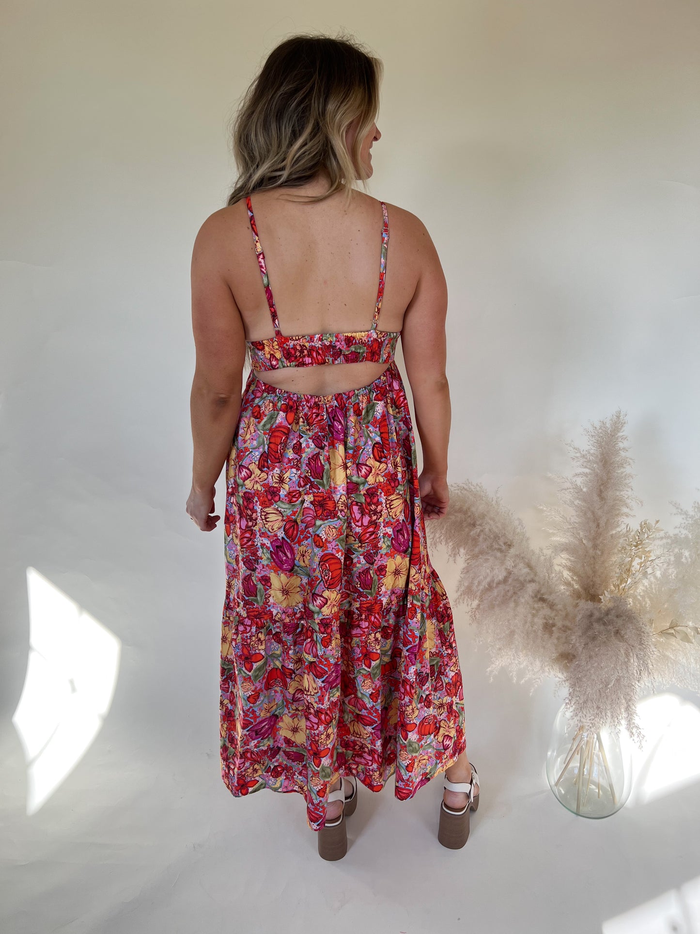 Berry Much Midi Dress