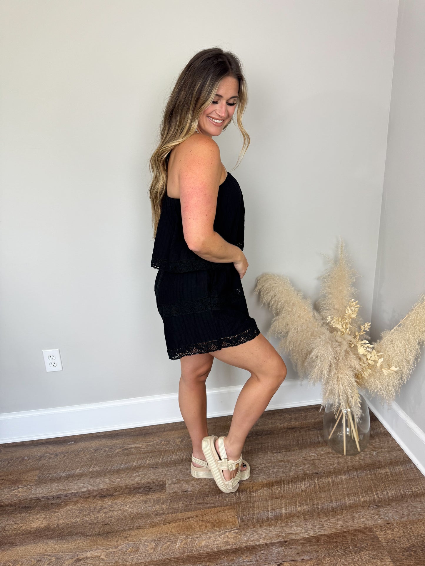 Nicole Embroidered Romper