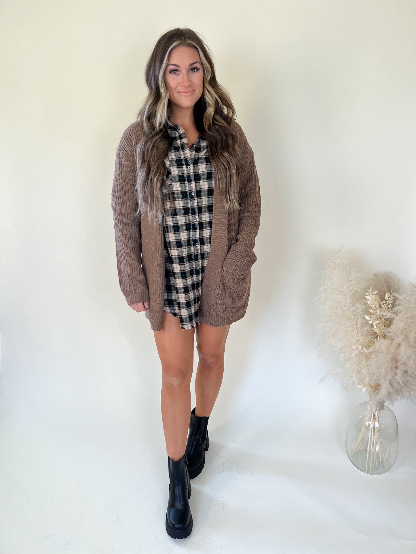 About to Be Mine Flannel Dress