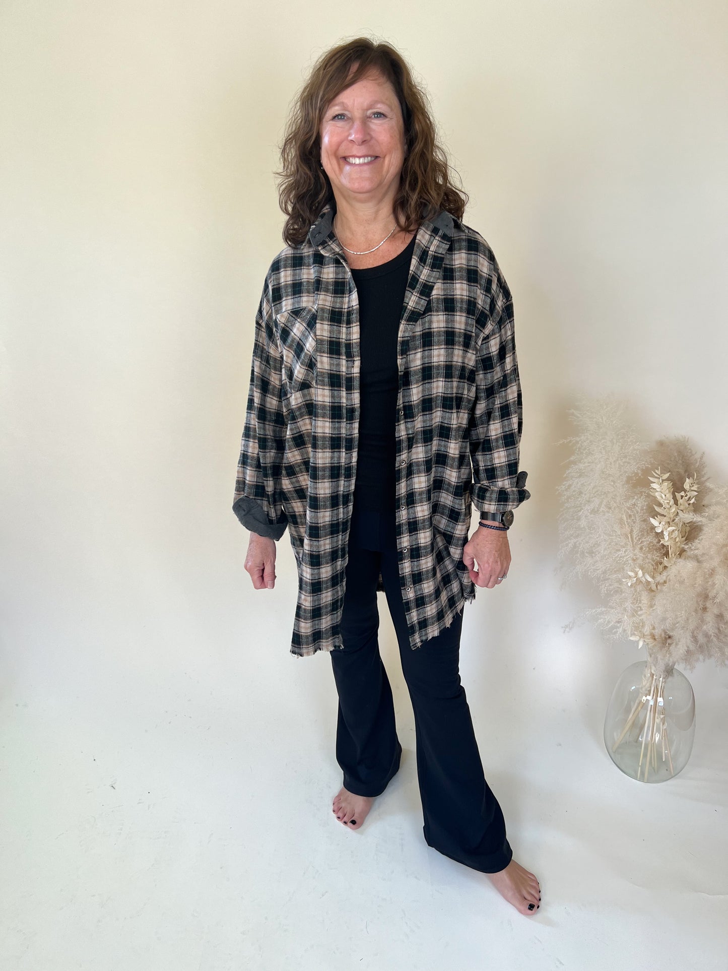 About to Be Mine Flannel Dress